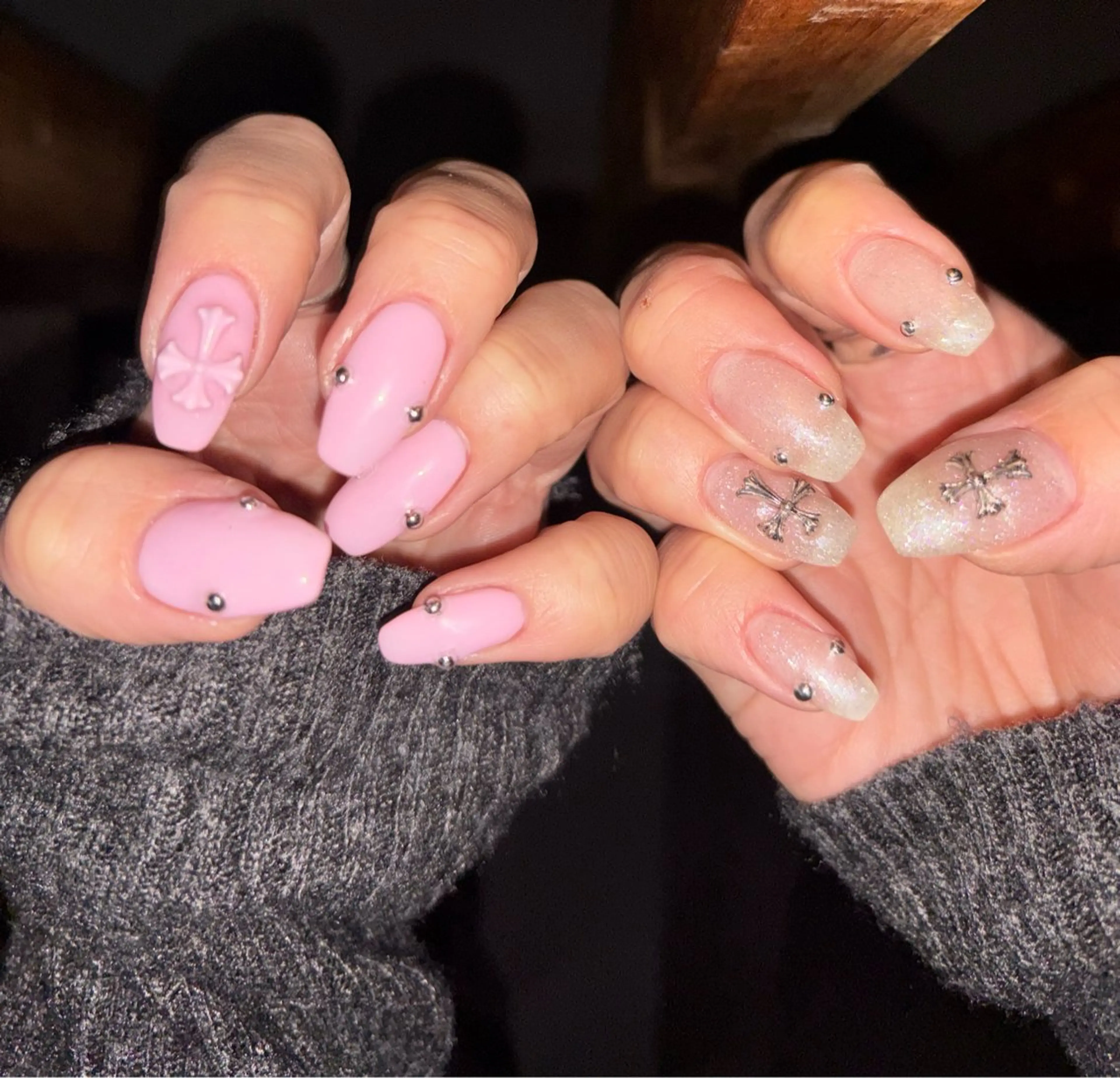 【ハンド】カラー２色　※オフなしの写真