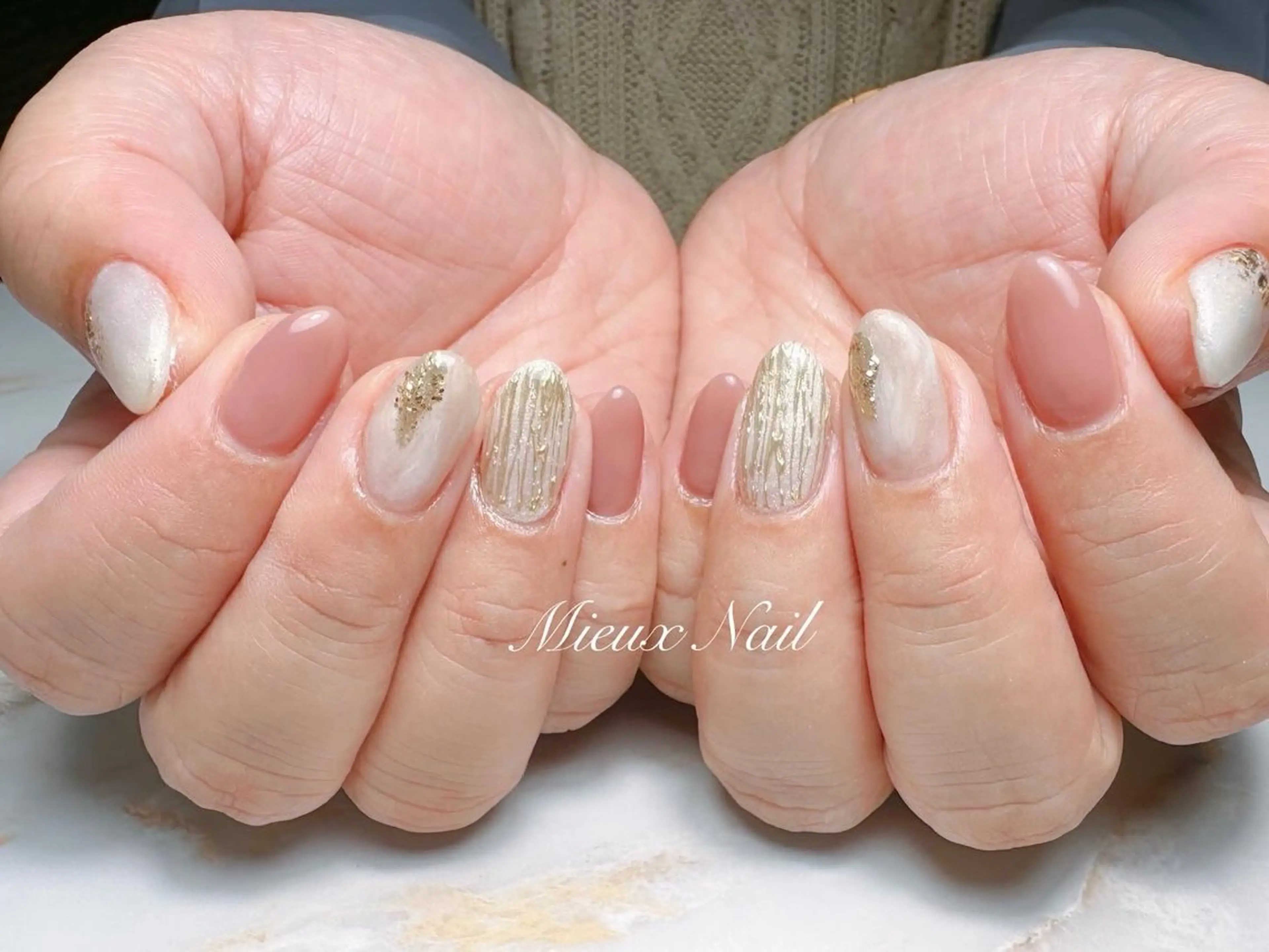 ネイル オフィスネイル ハンドネイル 市川 麻衣子のネイルデザイン