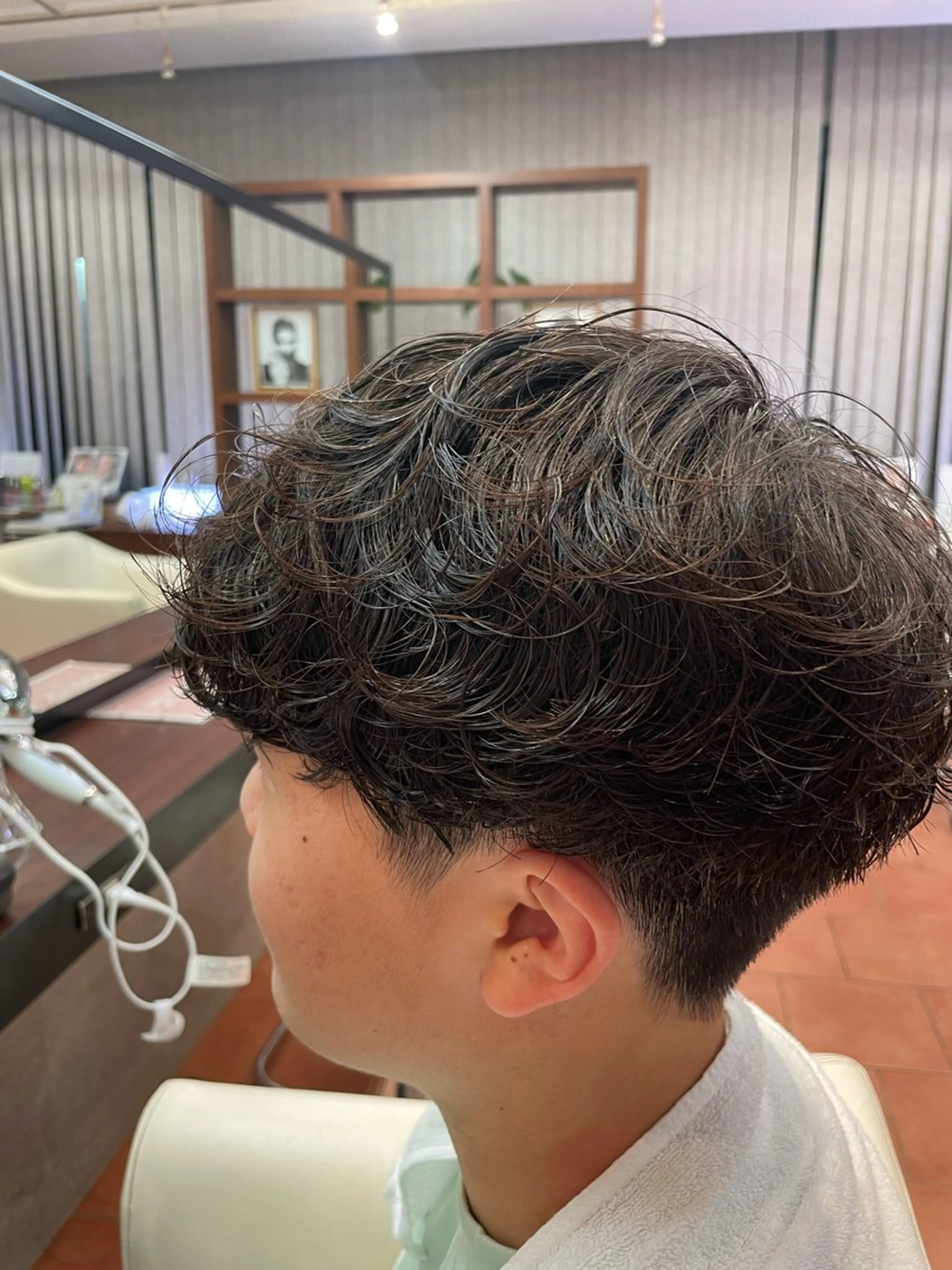 ショート パーマ メンズ メンズパーマ 三澤 廉のヘアスタイル