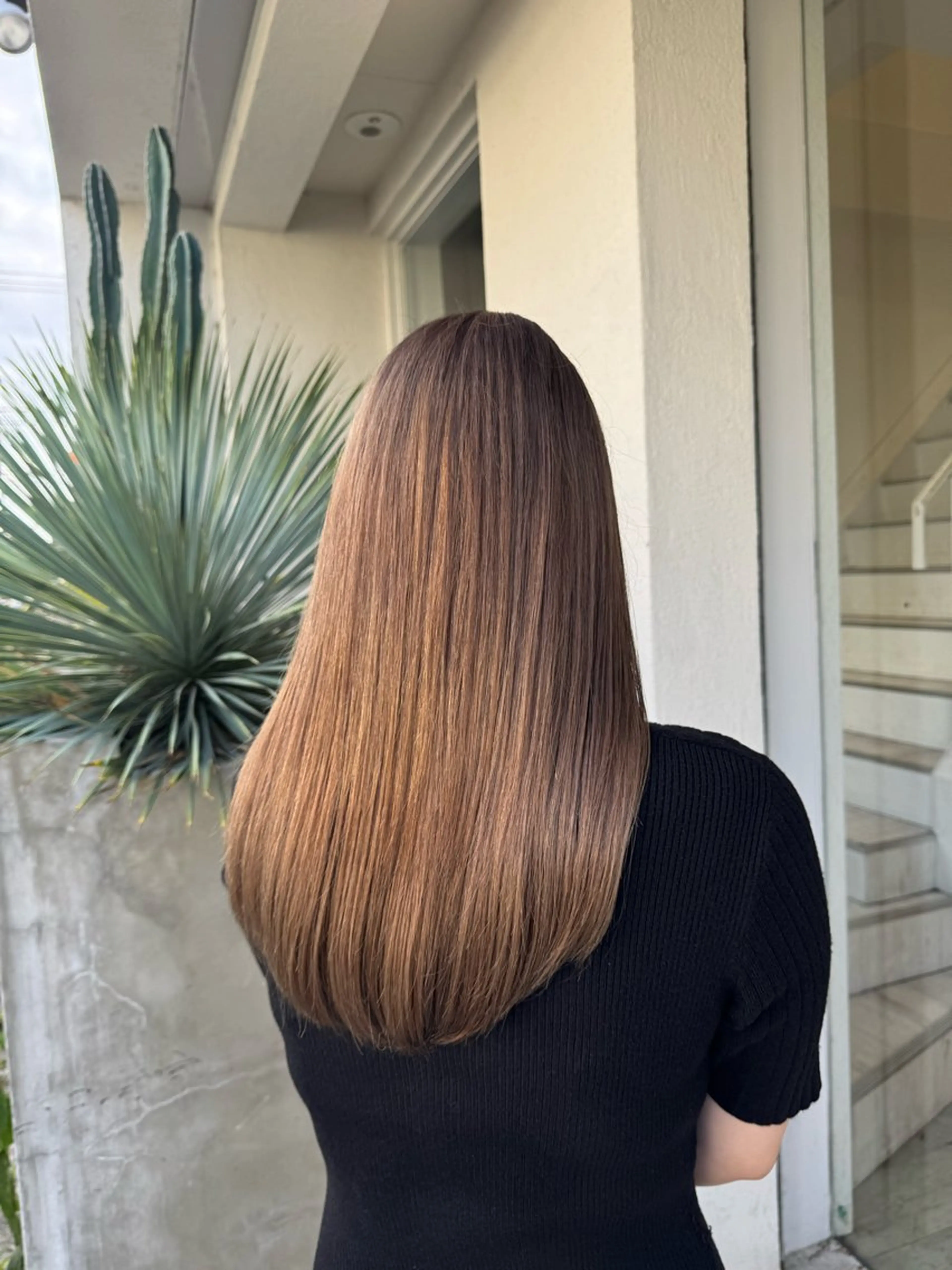 ロング ヘアカラー TIDEHAIR 悠愛のヘアスタイル