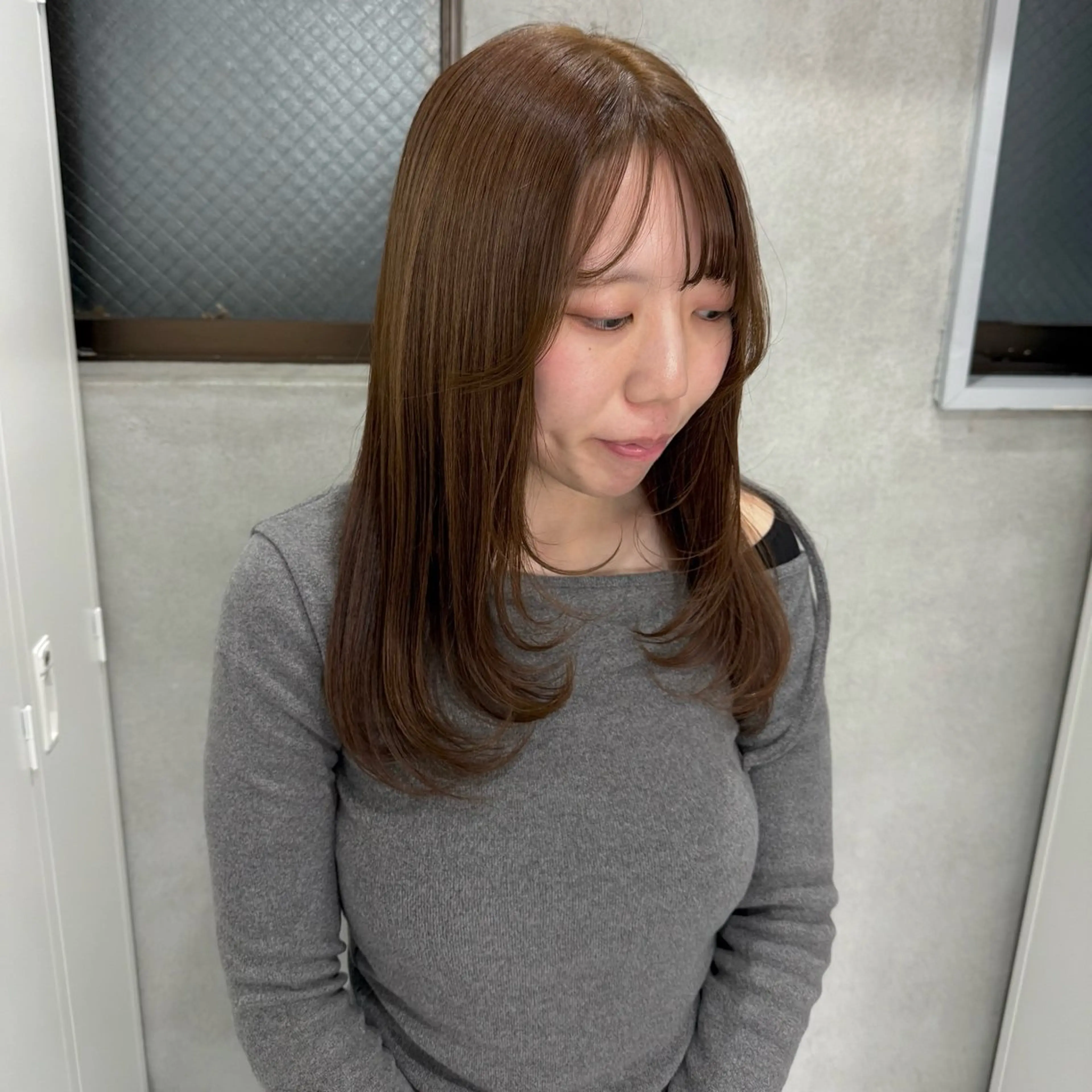 ヘアカラー sena⌇髪質改善⌇ ブリーチなしWカラーのヘアスタイル