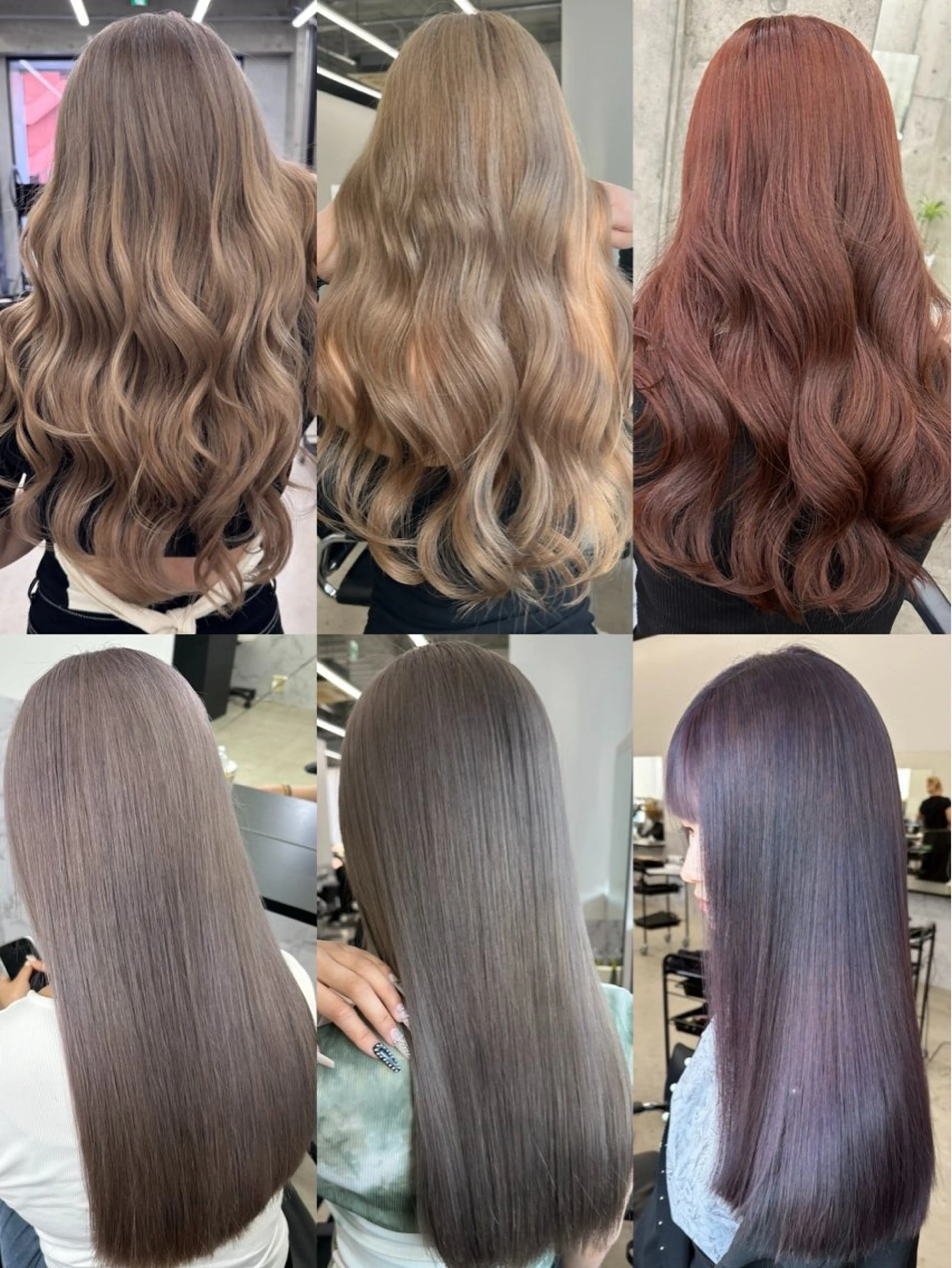 カラー ヘアカラー 田中 莉香のヘアスタイル