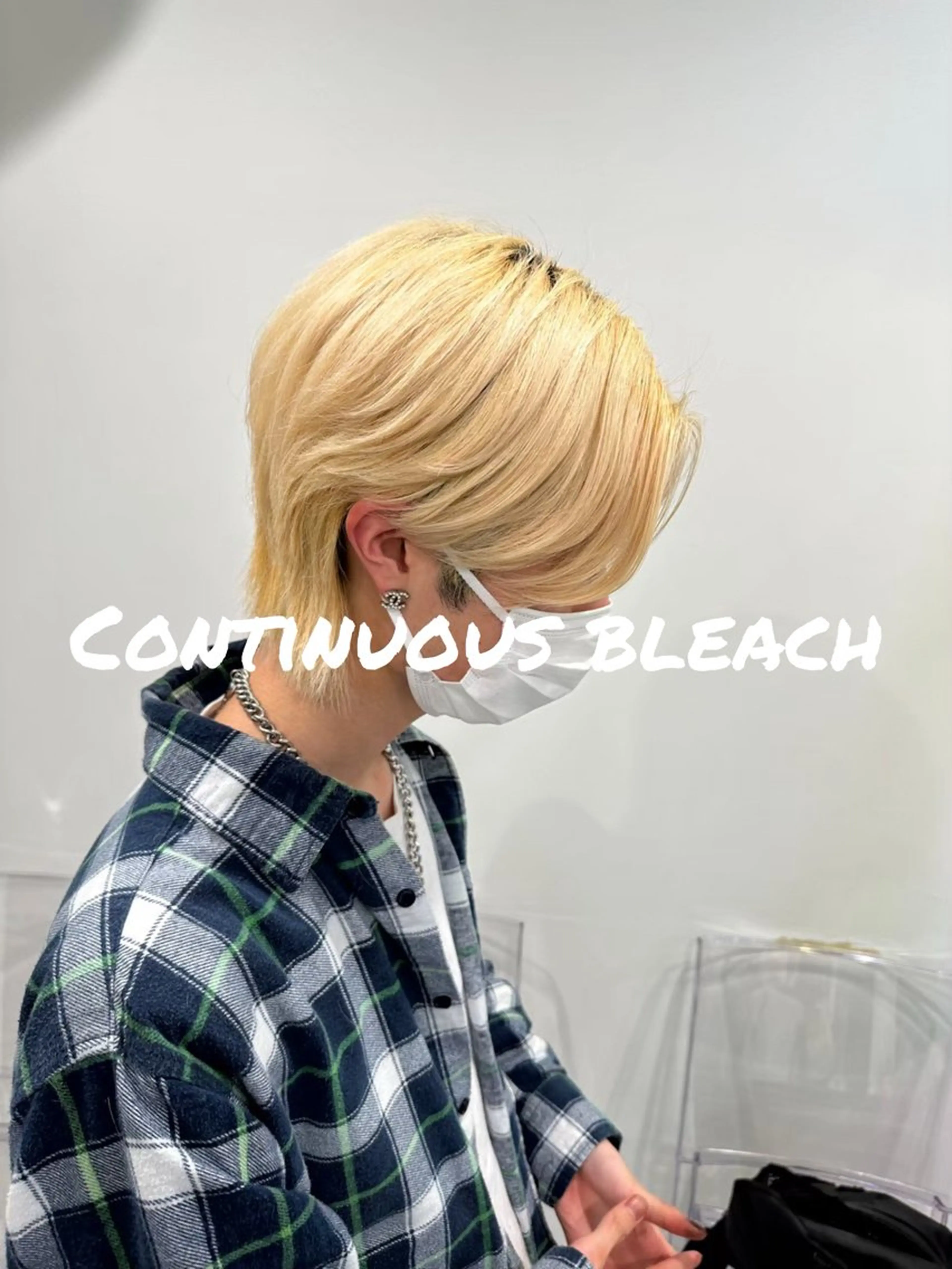 カラー ヘアアレンジ メンズ Ryo横浜韓国ヘア/ 曲がる縮毛矯正特化のヘアスタイル