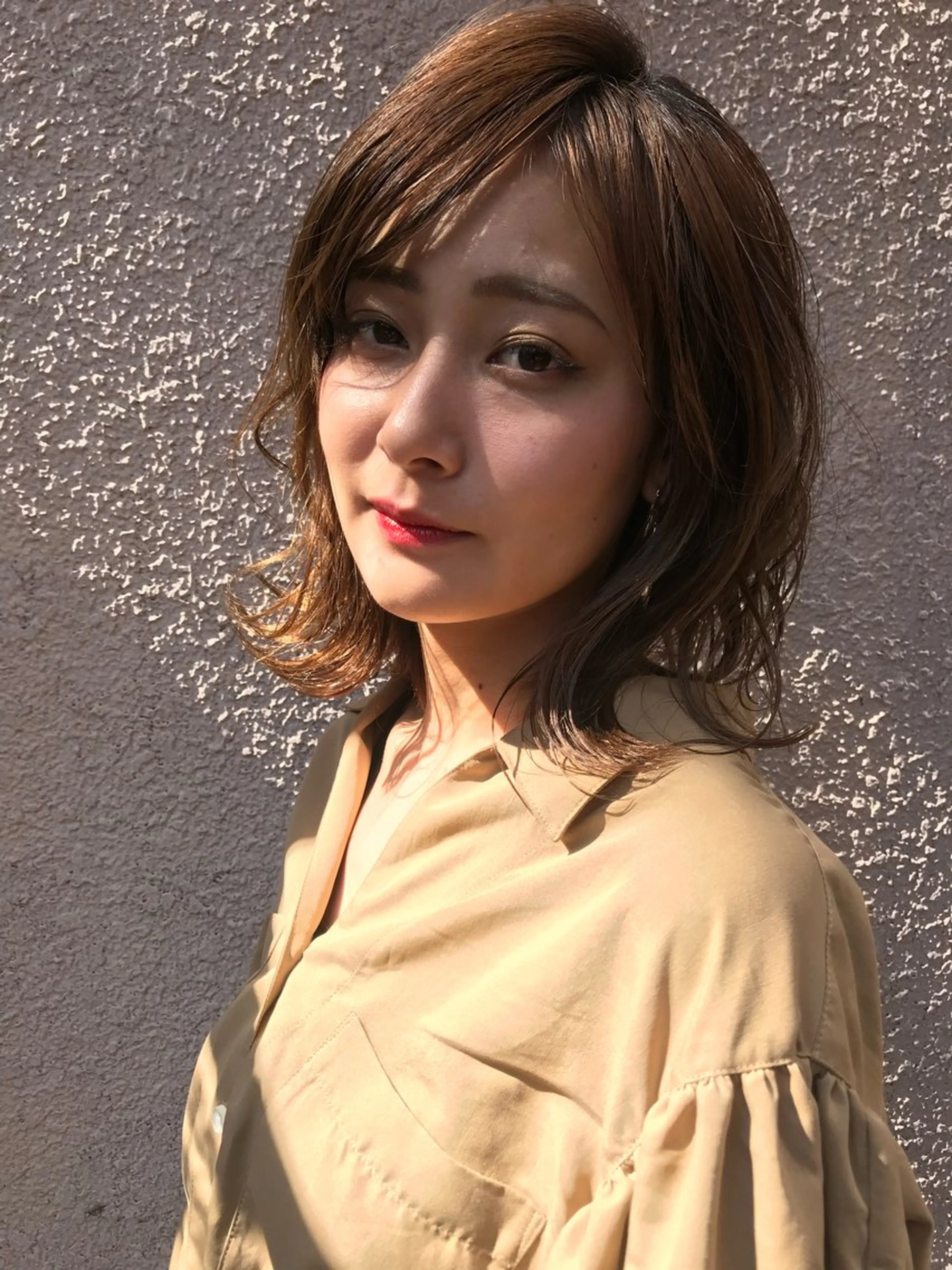 ミディアム 🧡Watanabe Rio🧡のヘアスタイル