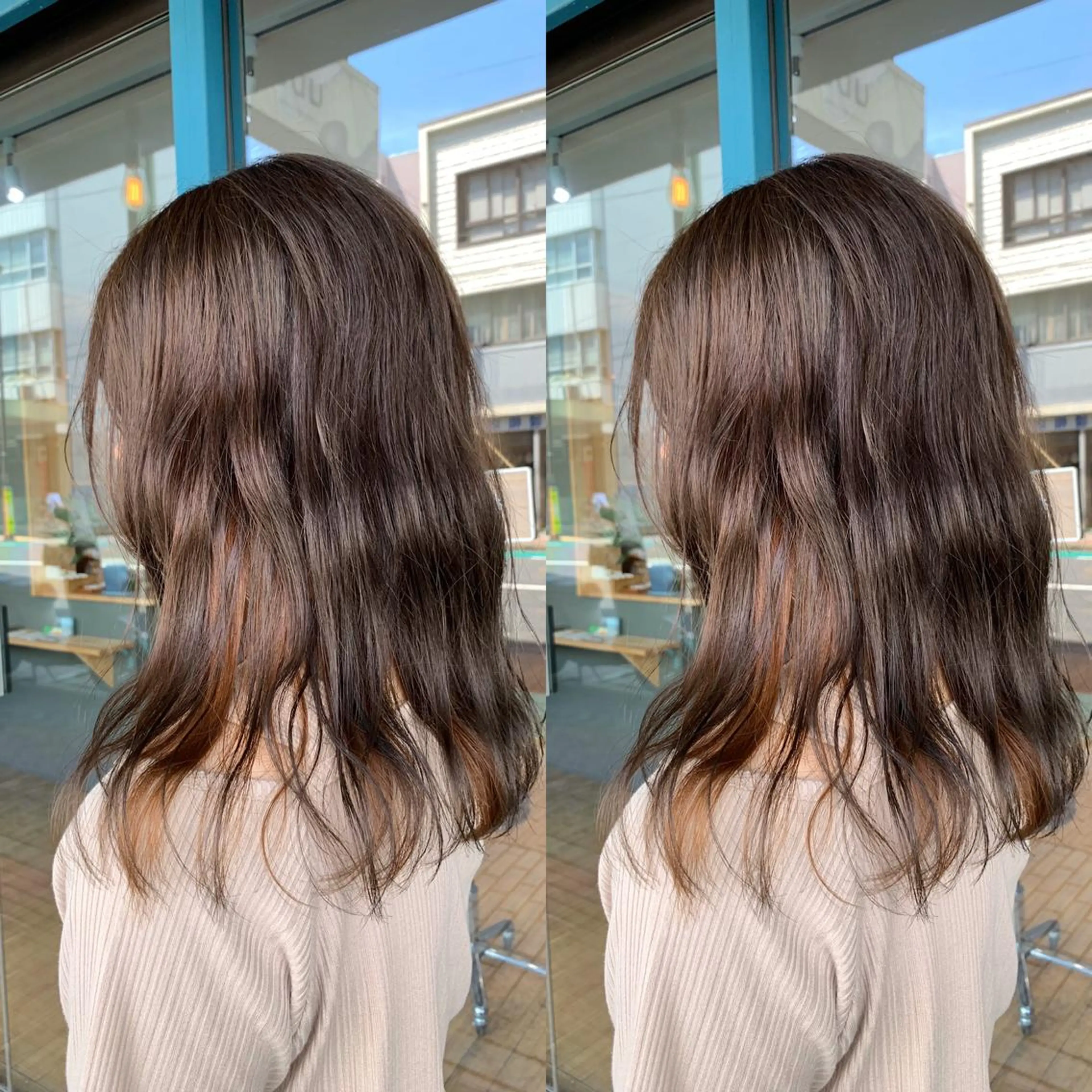 ロング ヘアカラー 佐藤 実咲のヘアスタイル