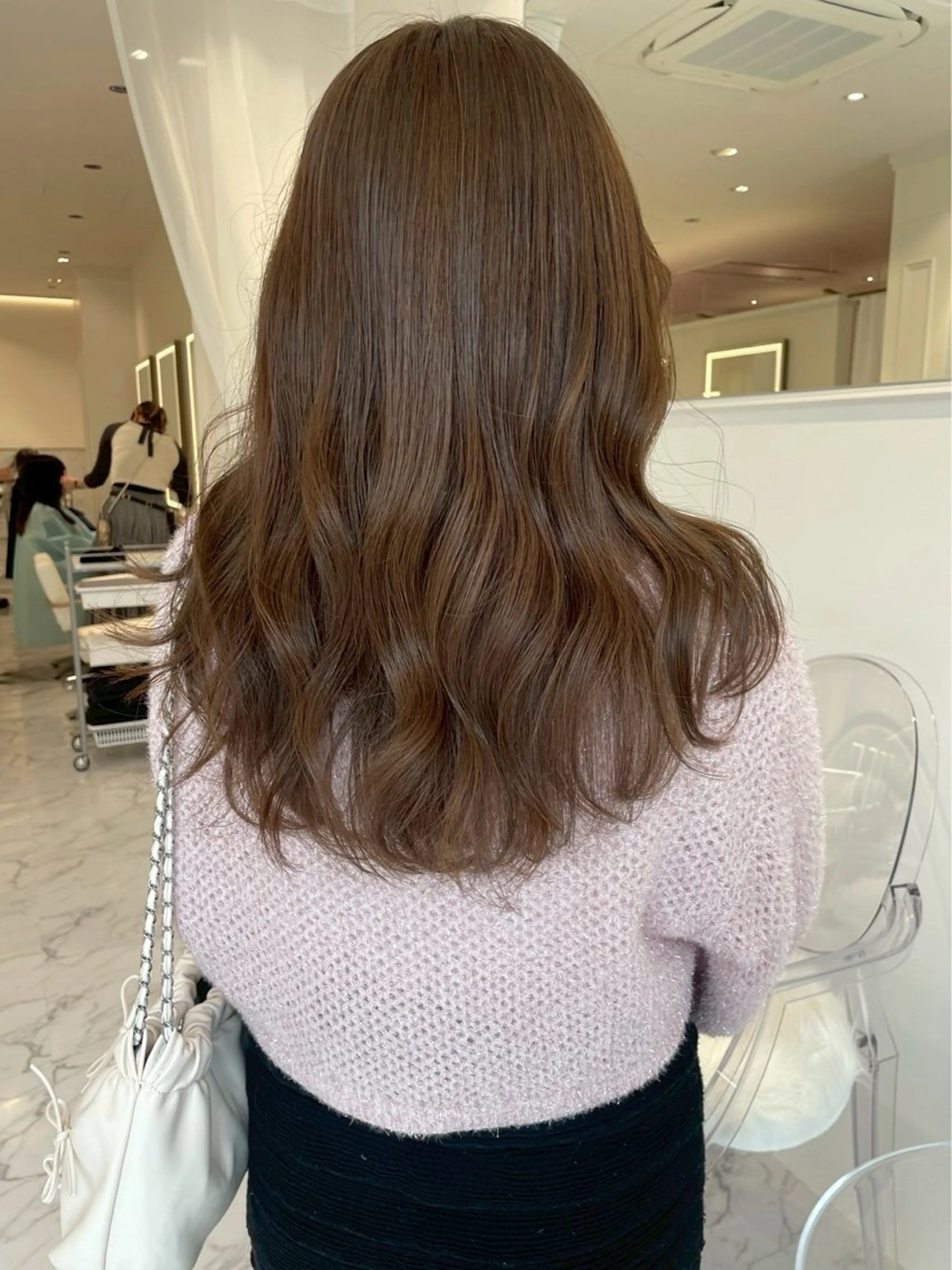 ロング カラー ヘアカラー ParveMix🎀 稲垣詞葉のヘアスタイル