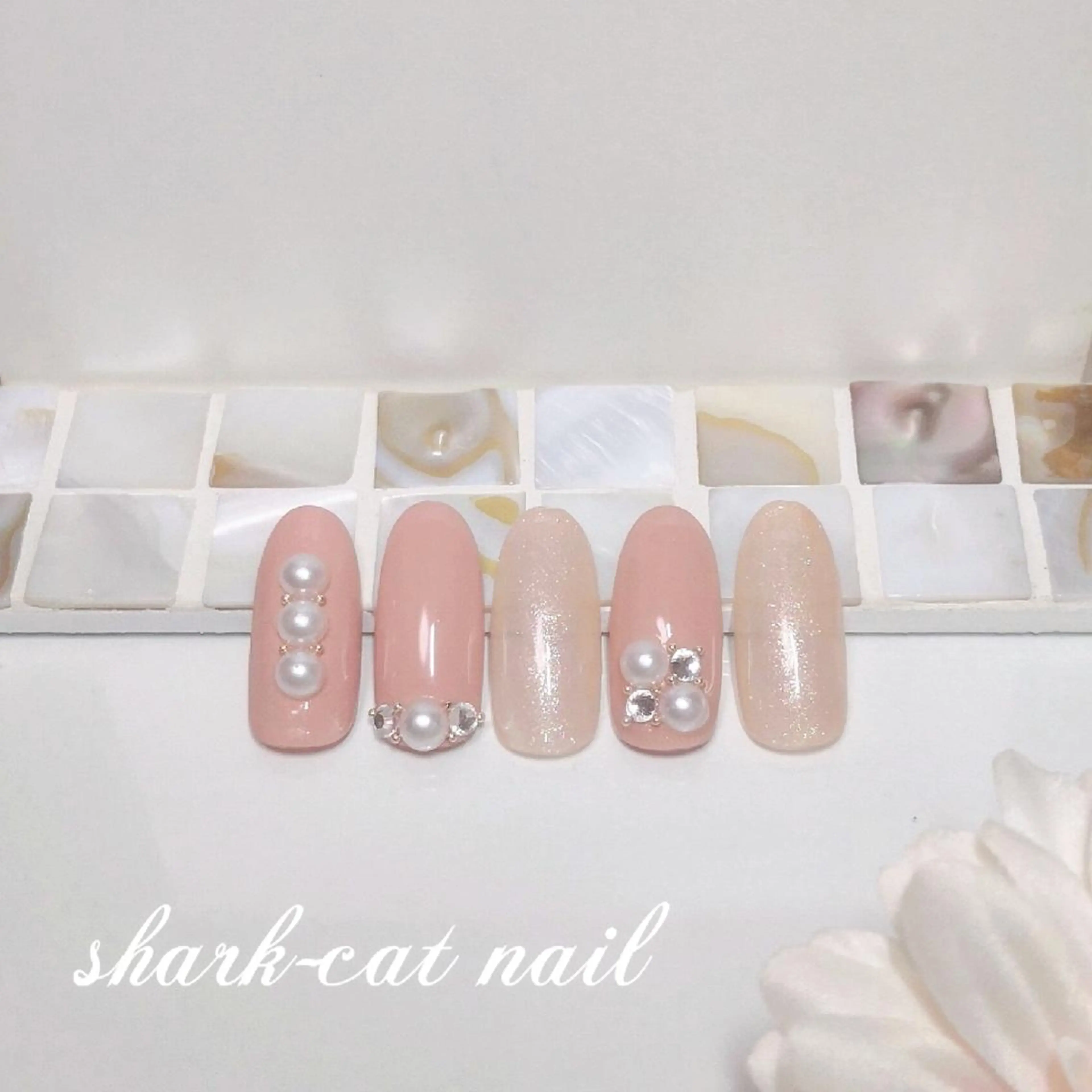 ネイル サメ猫 マーヤのネイルデザイン