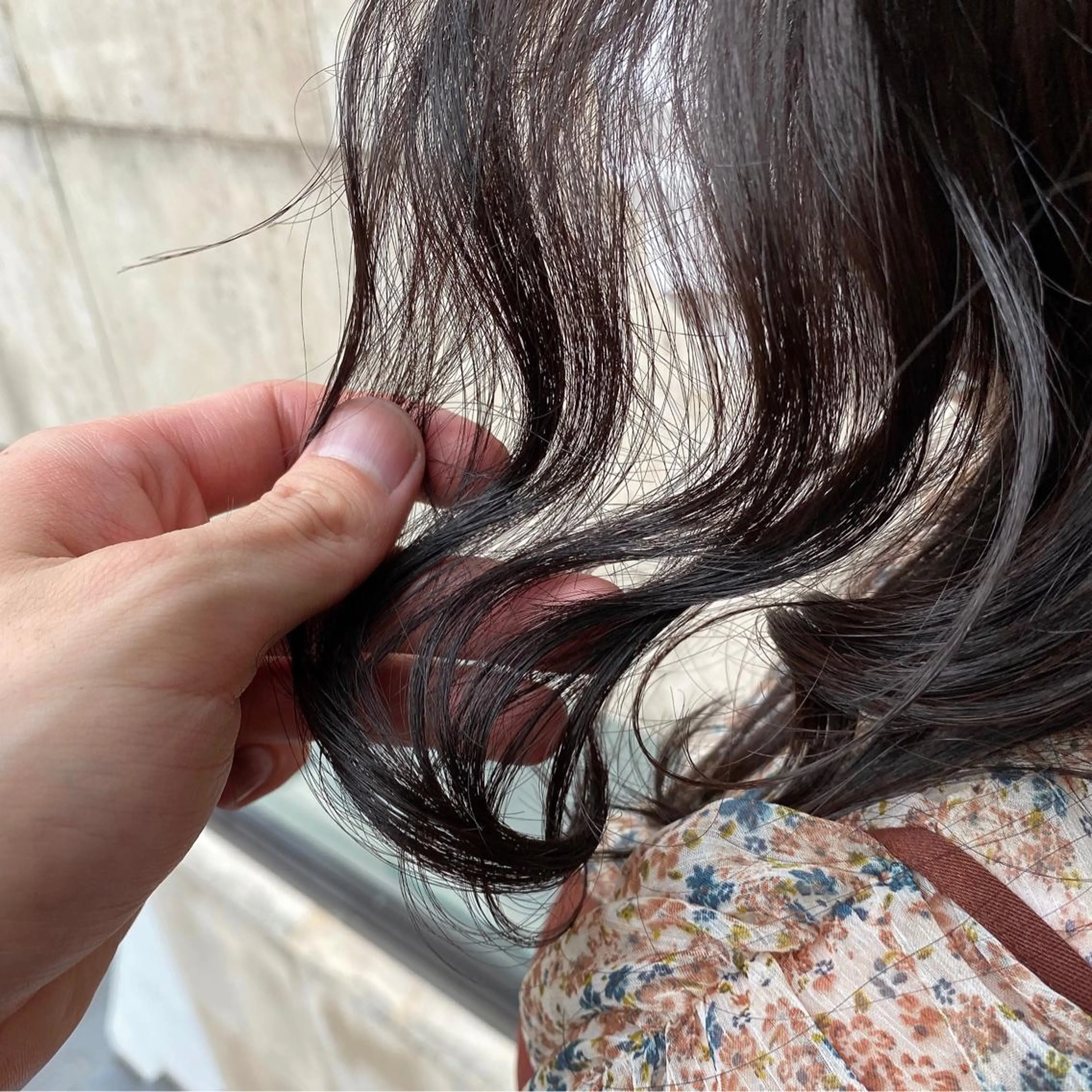 ミディアム カラー ラベンダーカラー ラベンダーグレー カット ヘアカラー トリートメント ブリーチなし✨艶髪 カラー𓃲YAGIのヘアスタイル