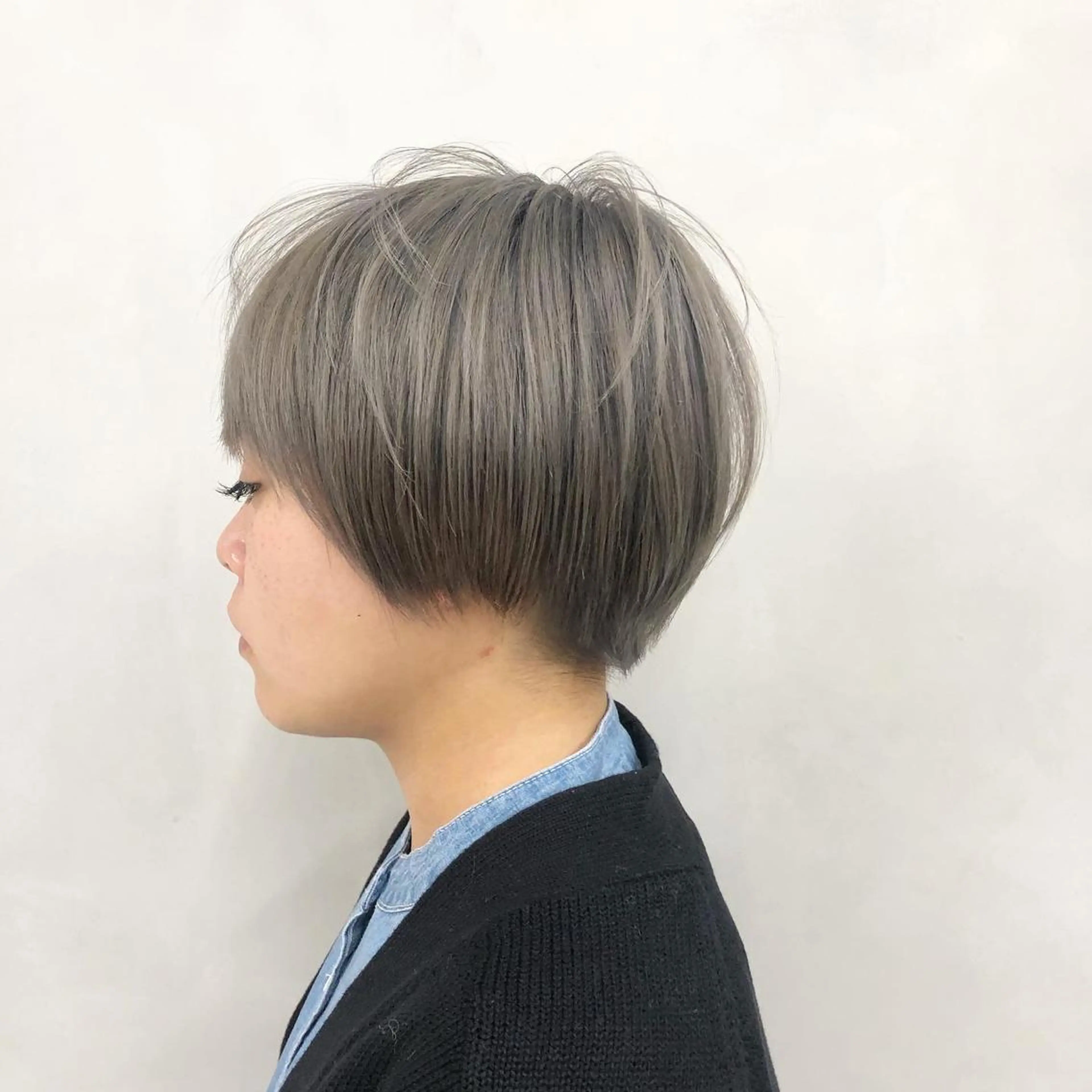 ショート カット ヘアカラー トリートメント 🌸ハイトーン 新田 廉 🌸のヘアスタイル