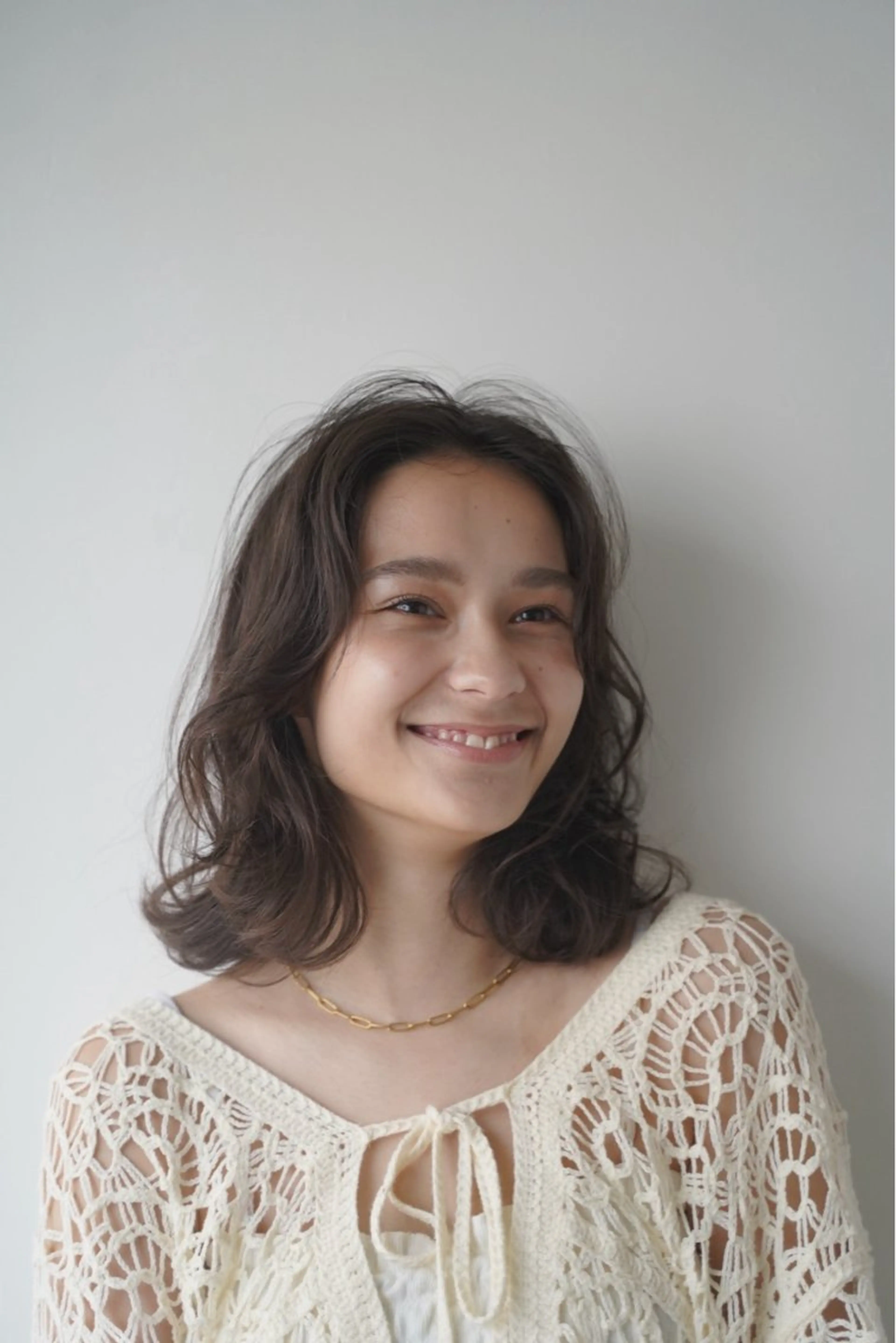 ミディアム パーマ ㅤㅤㅤㅤㅤㅤㅤㅤㅤㅤ 彩衣のヘアスタイル