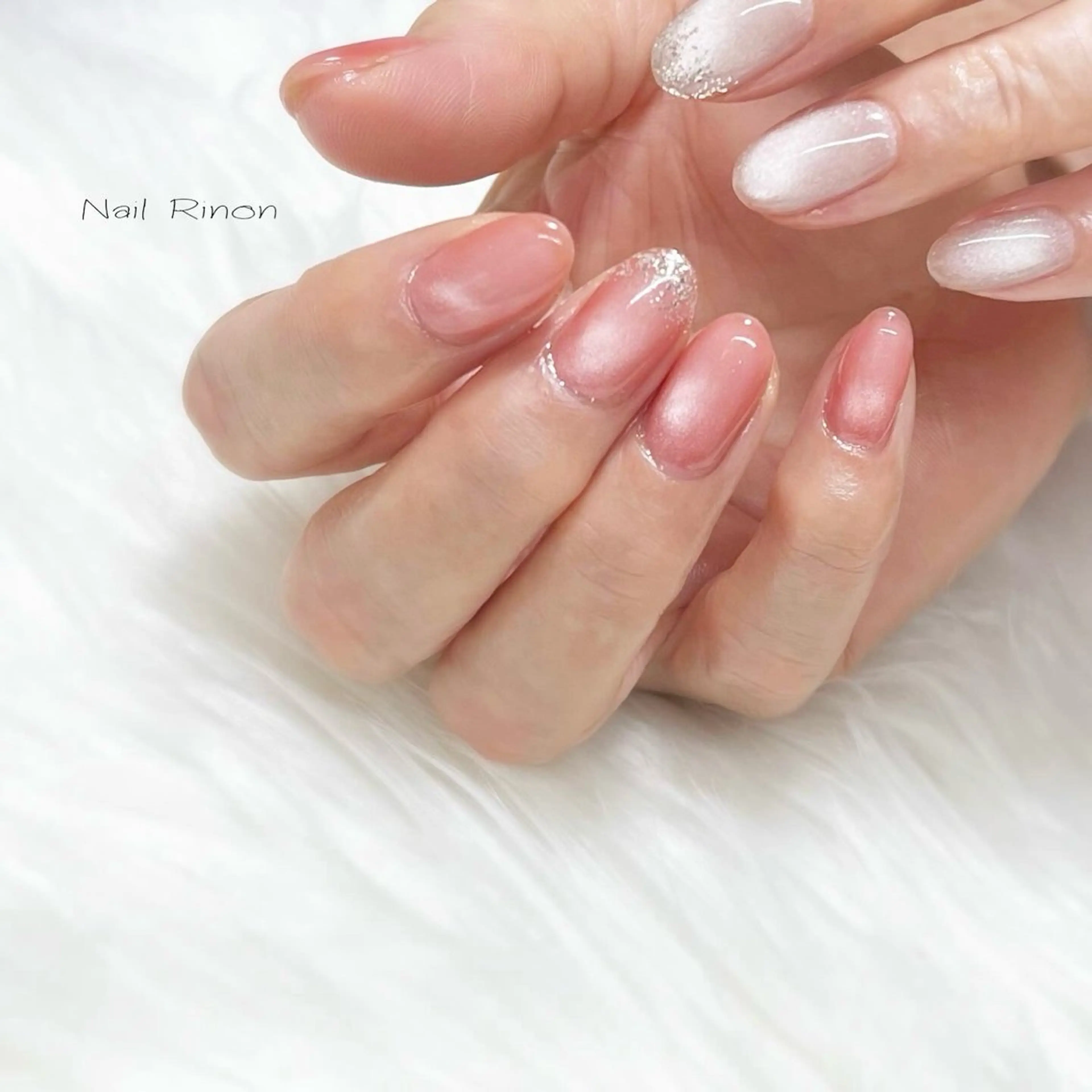 ネイル マグネットネイル ハンドネイル Nail Rinonのネイルデザイン