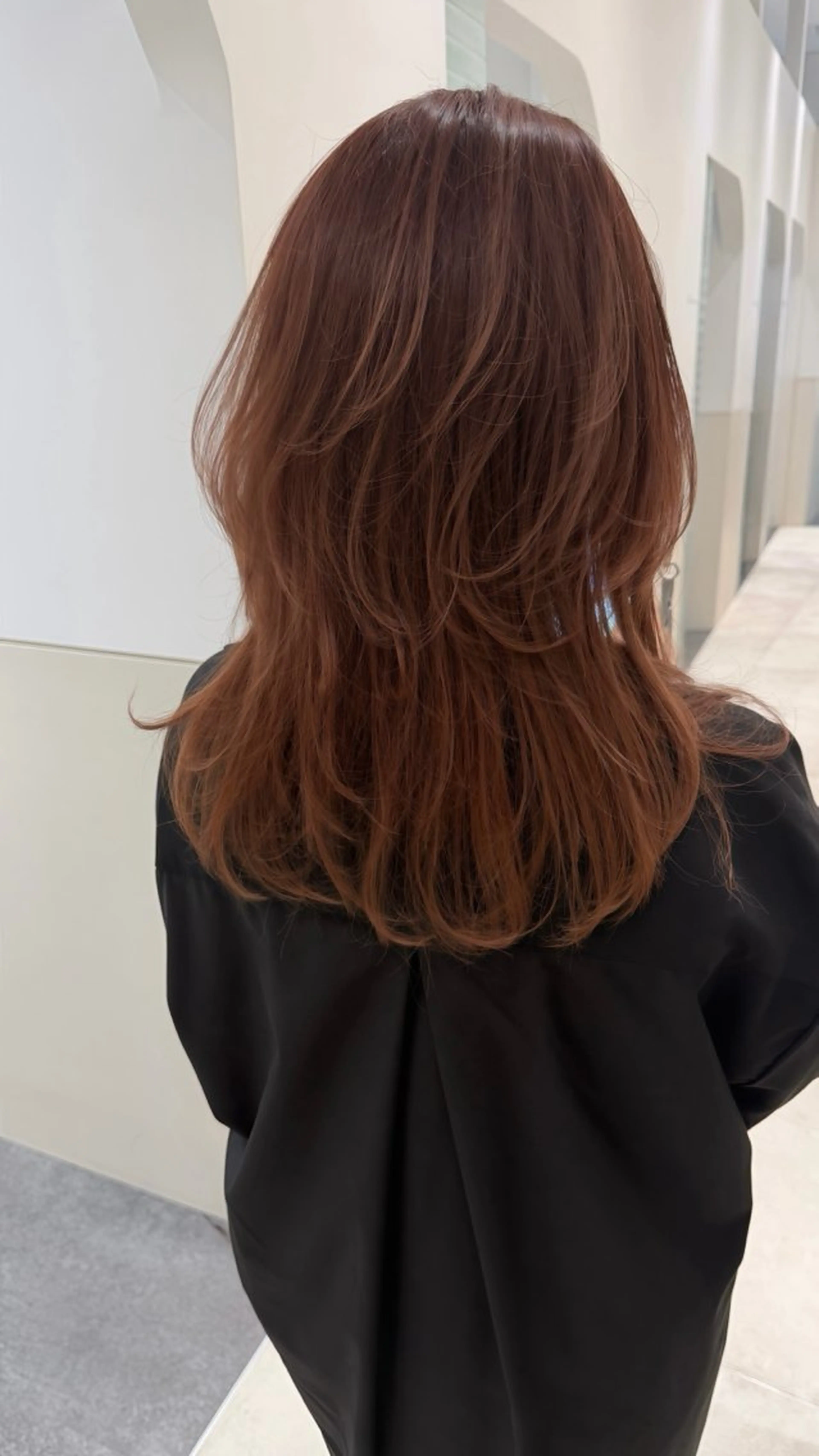 セミロング ハイレイヤー レイヤーカット カット SALOWIN銀座RAYⅡ所属・銀座/メンズカット/ レイヤーカットのヘアスタイル