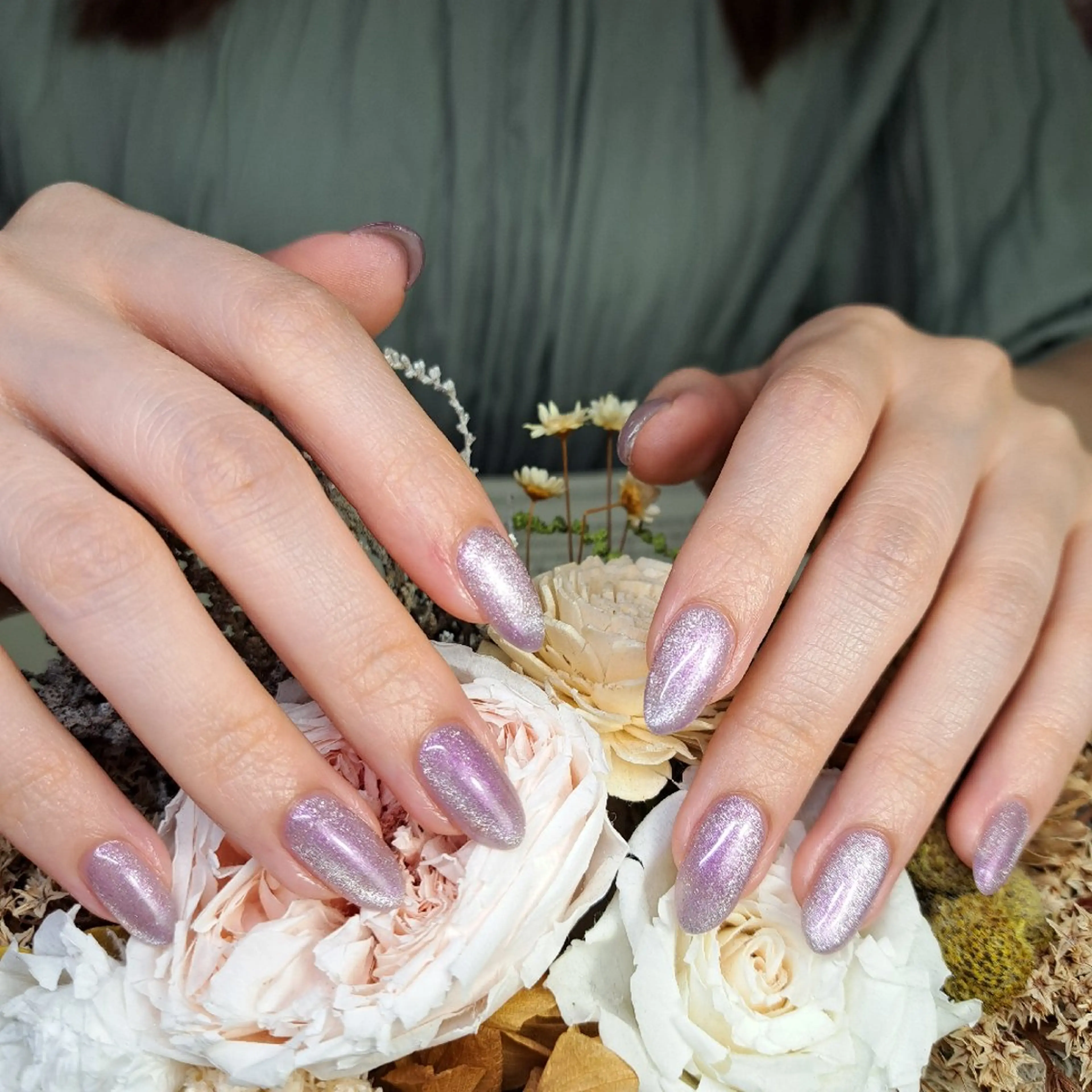 ネイル ピンク パープル シンプルネイル HAYASHI  Nのネイルデザイン