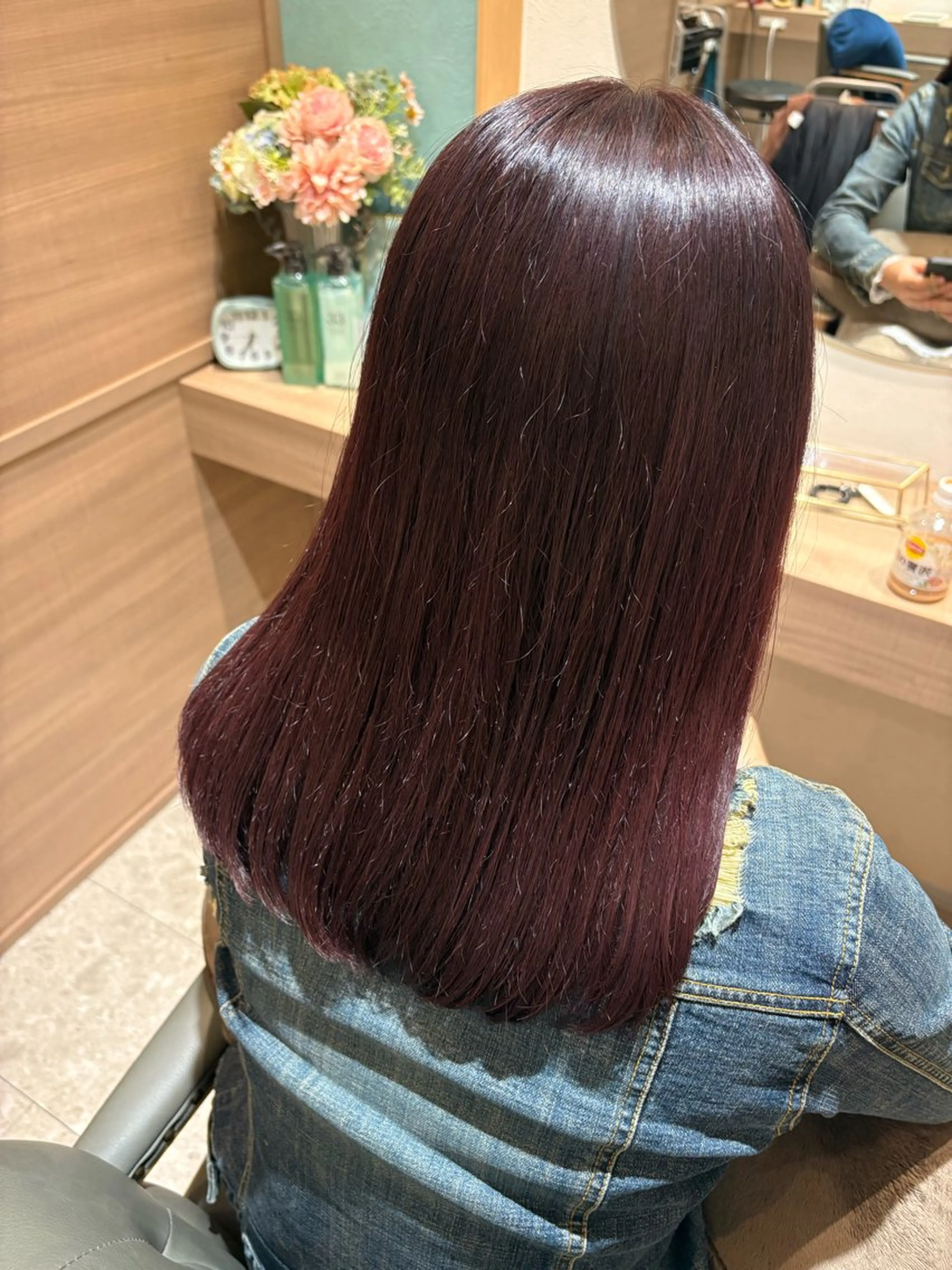 セミロング ヘアカラー トリートメント 🌸 ꜱᴀɴᴀ 🌸のヘアスタイル