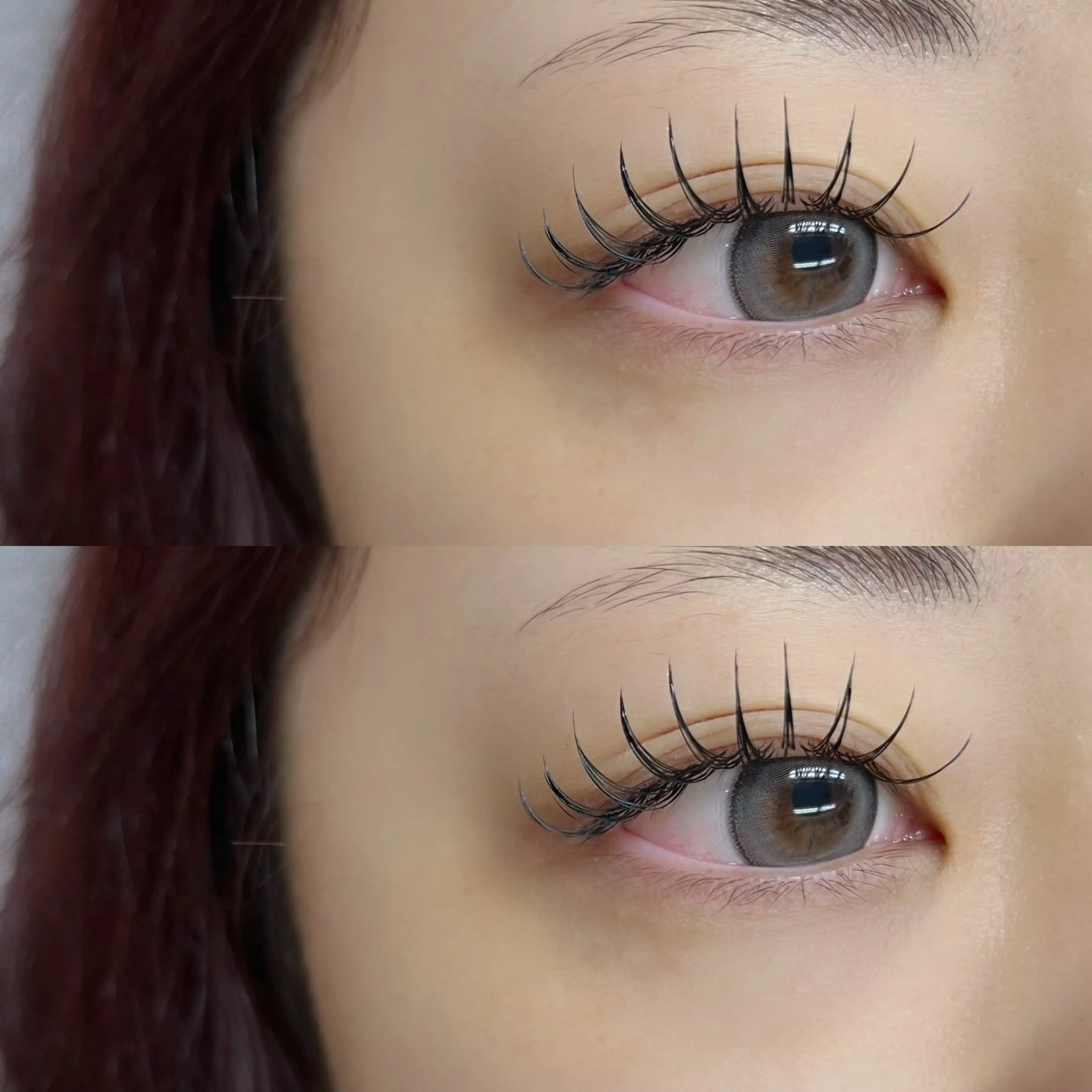 💫LEDエクステ120本💡（毛質:フラットラッシュ）の写真