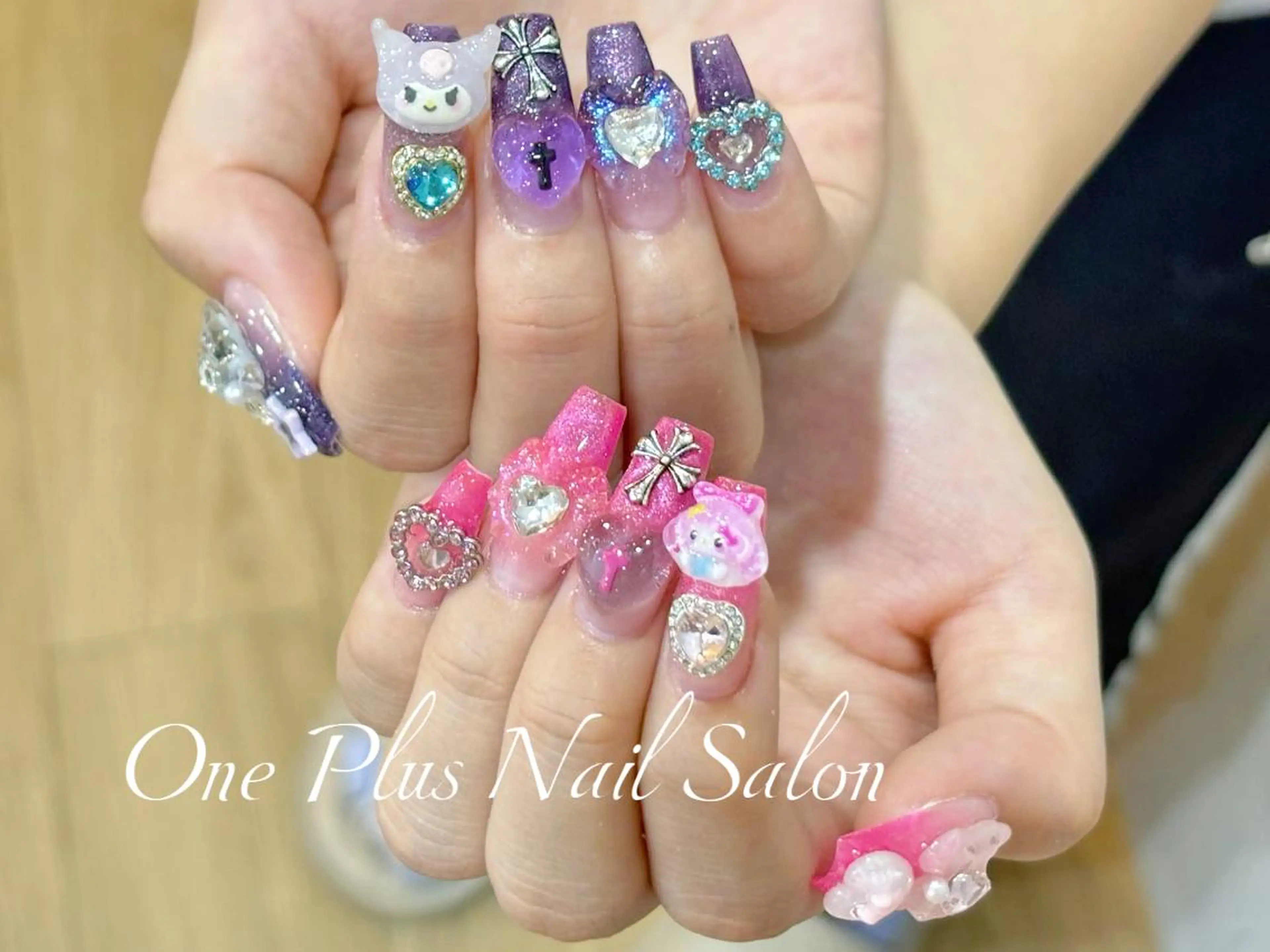 ネイル チークネイル 成人式 フレンチネイル 韓国ネイル ニュアンスネイル One Plus Nail Salonのネイルデザイン