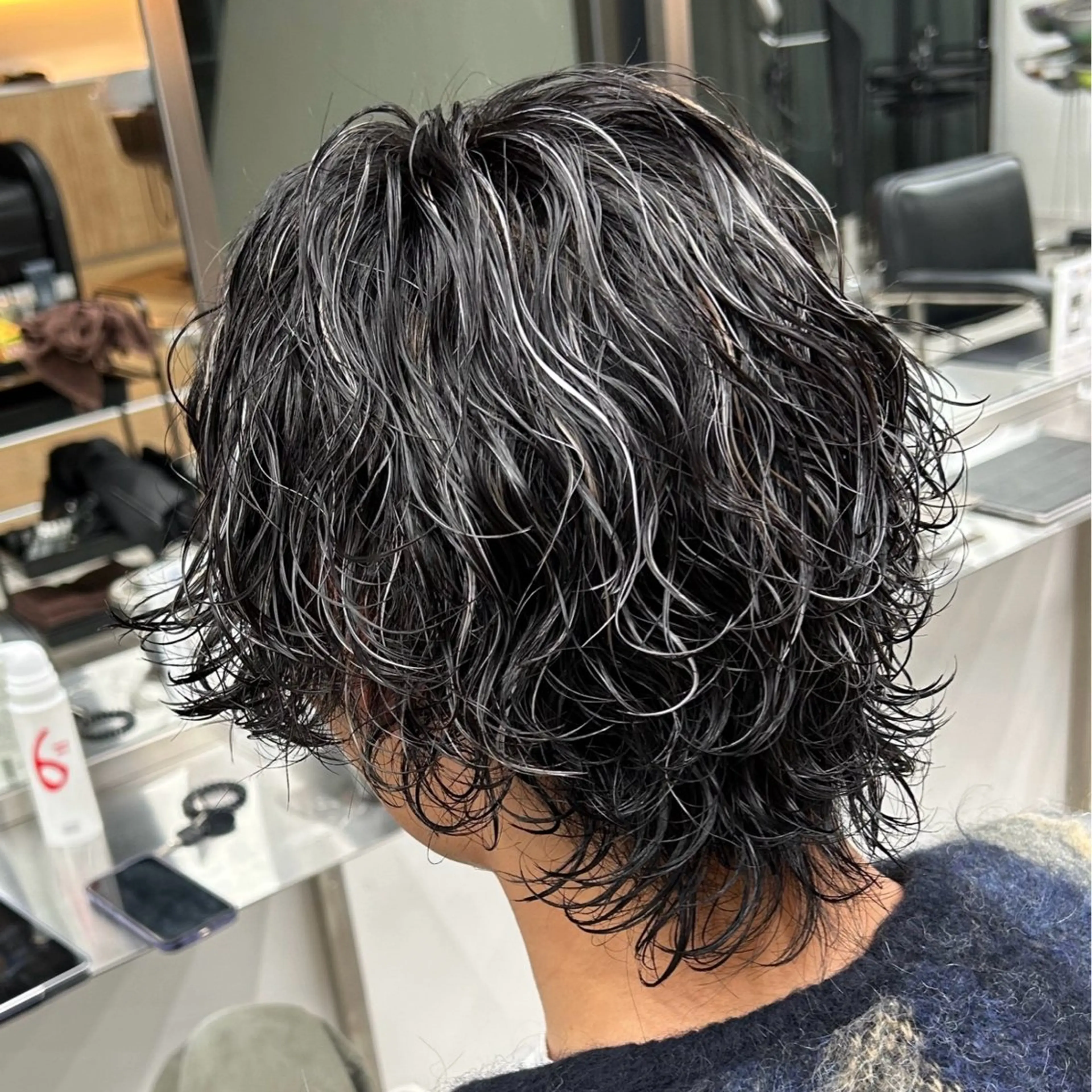 【誰でも使える👌】🔴この時期特におすすめ🔴✨骨格矯正カット＋パーマ＋メンズハイライト✨の写真