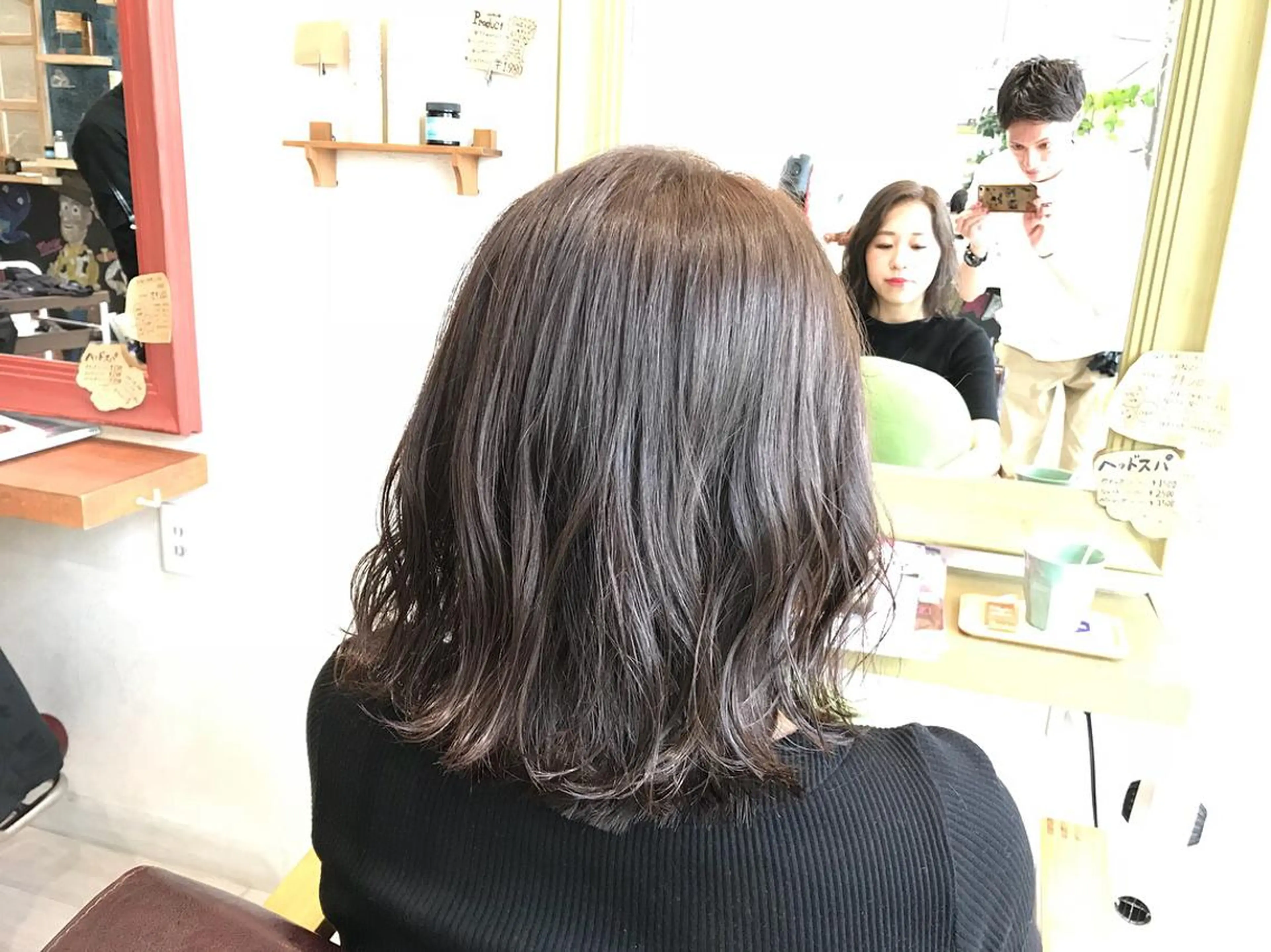 ショート カラー アッシュ ベージュカラー メンズ指名多数!! SiLO 田島のヘアスタイル