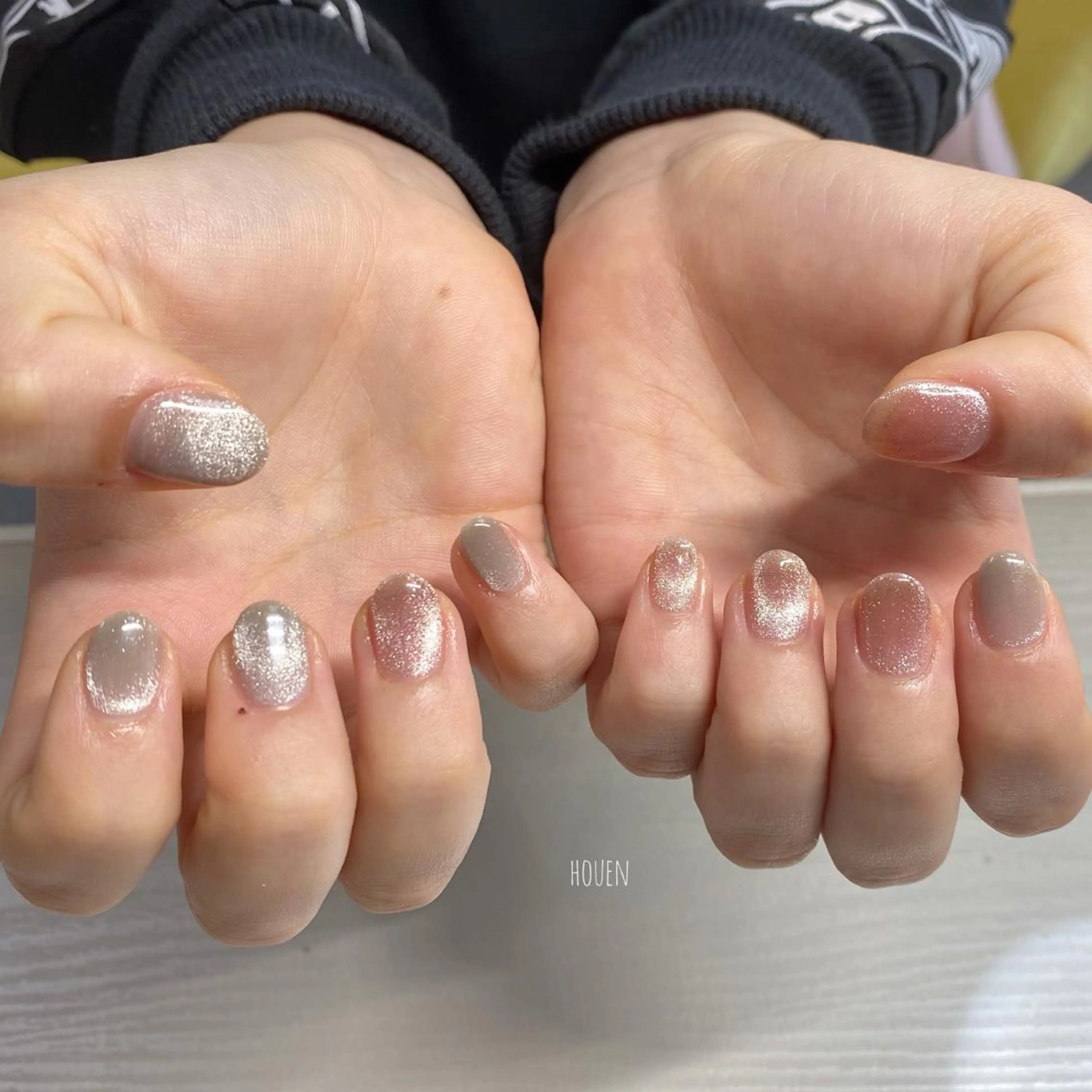ネイル マグネットネイル I P'ink nail salon所属・I pinknail 韓国風·持ち込み専門のネイルデザイン