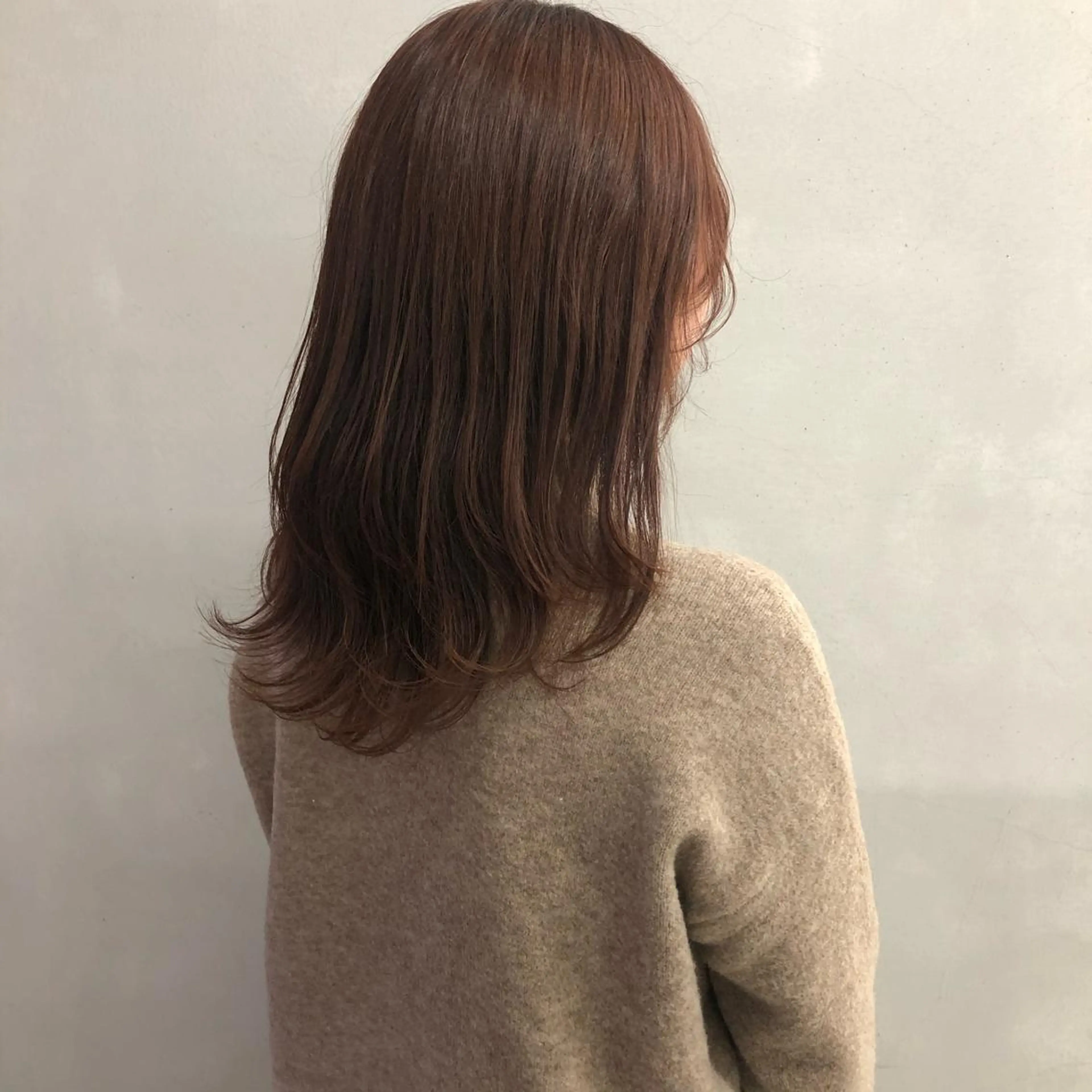 ミディアム ヘアカラー トリートメント SANC hair salonのヘアスタイル