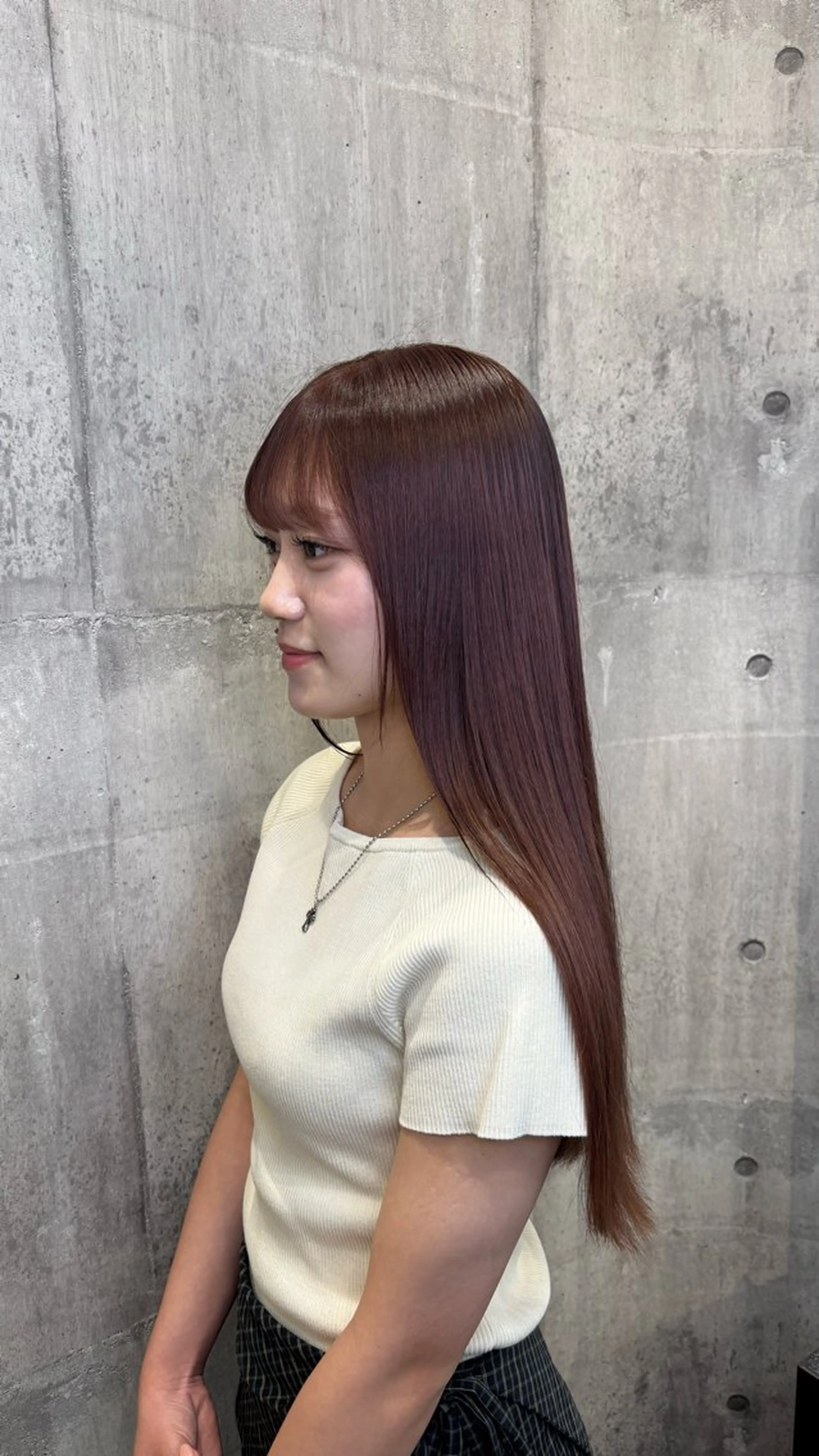 カラー EARTH 田端咲希のヘアスタイル