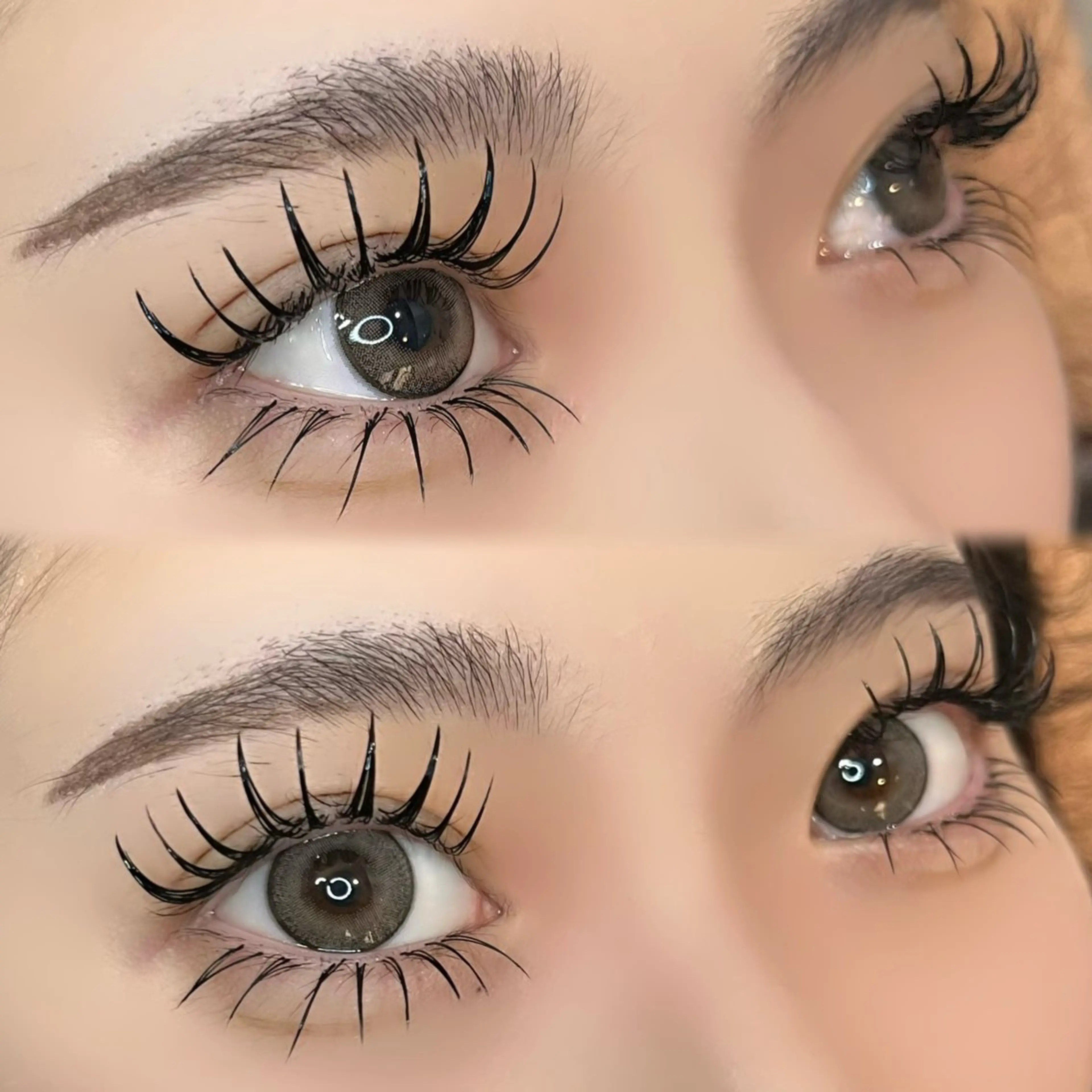 マツエク・マツパ フラットラッシュ 下まつげエクステ MAQUIA東金店 🤍大坂のマツエク・マツパデザイン