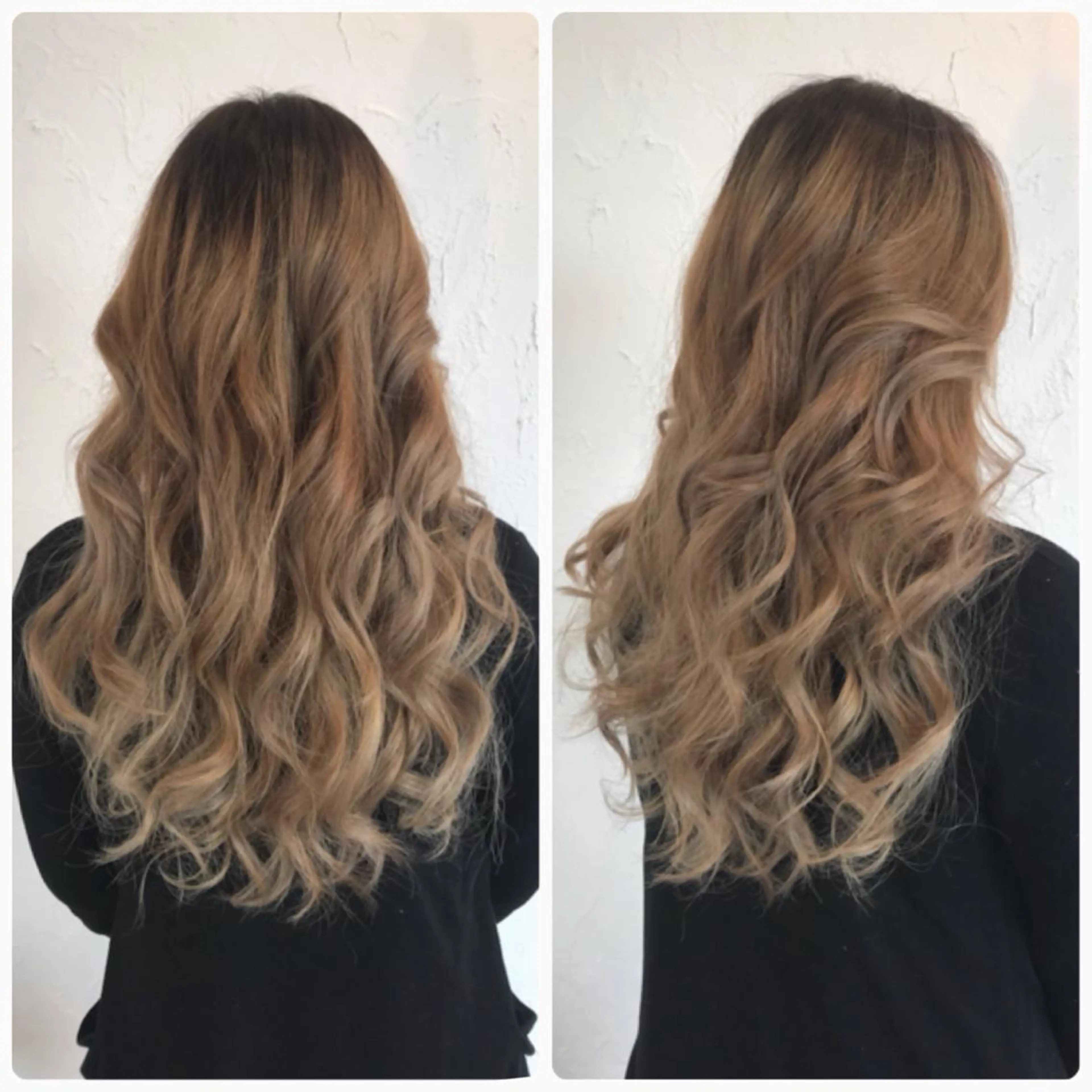 ロング カラー ヘアアレンジ 美容室 ソンリエのヘアスタイル