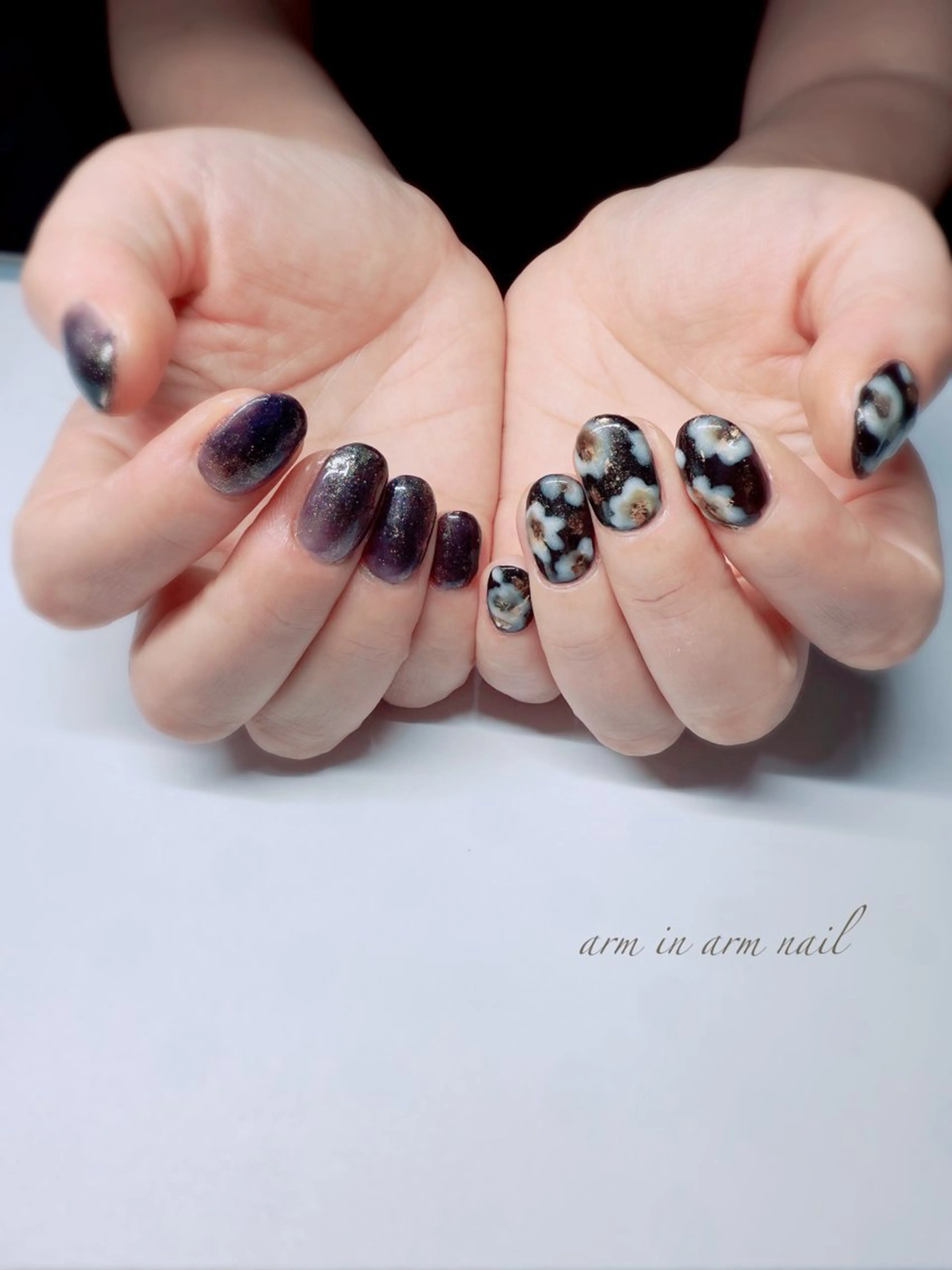 ネイル arm in arm ︎✿Yamamotoのマツエク・マツパデザイン