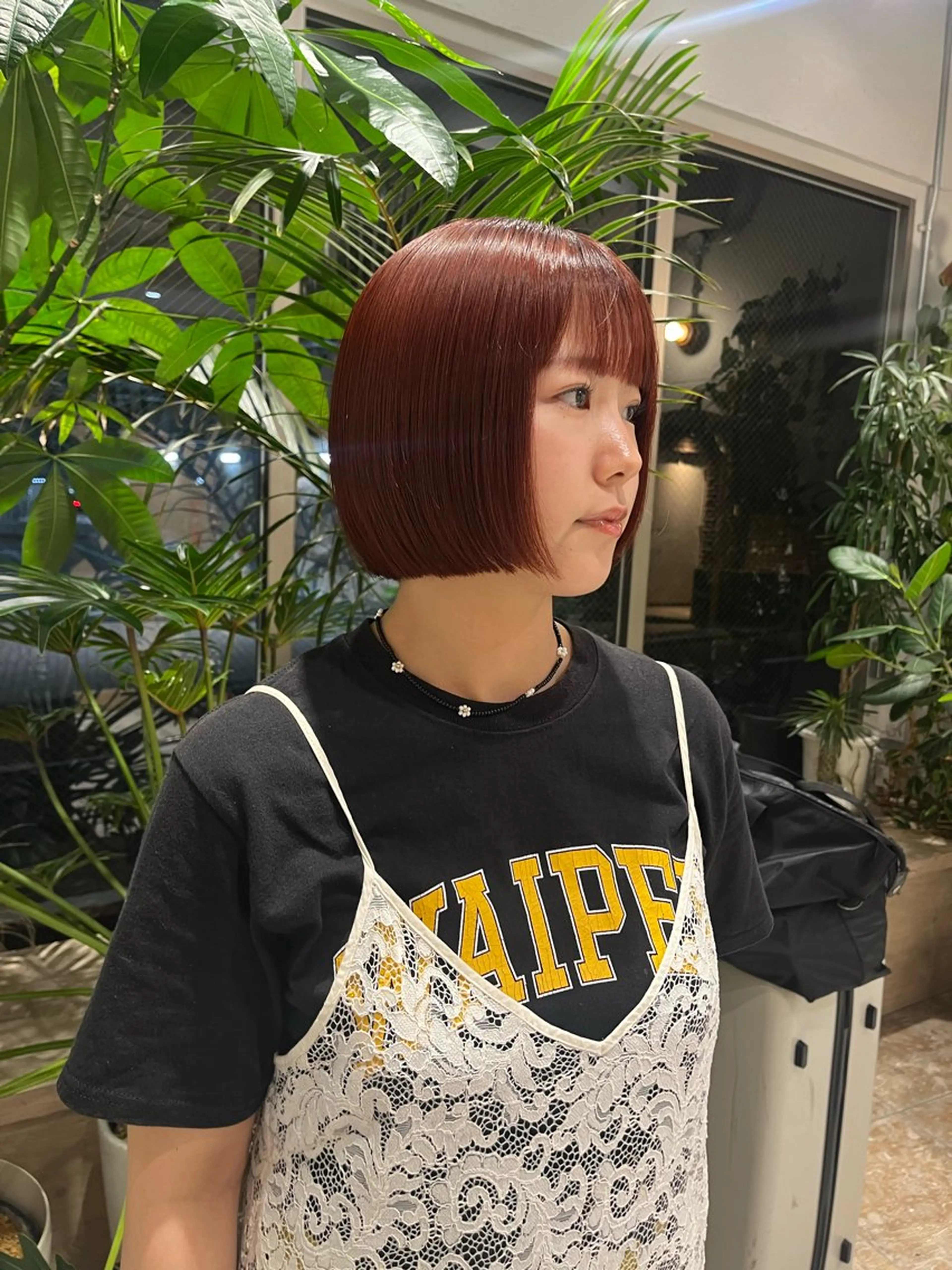 ショート カラー 🦖ミニボブ/ボブ /MOEKA🦕のヘアスタイル