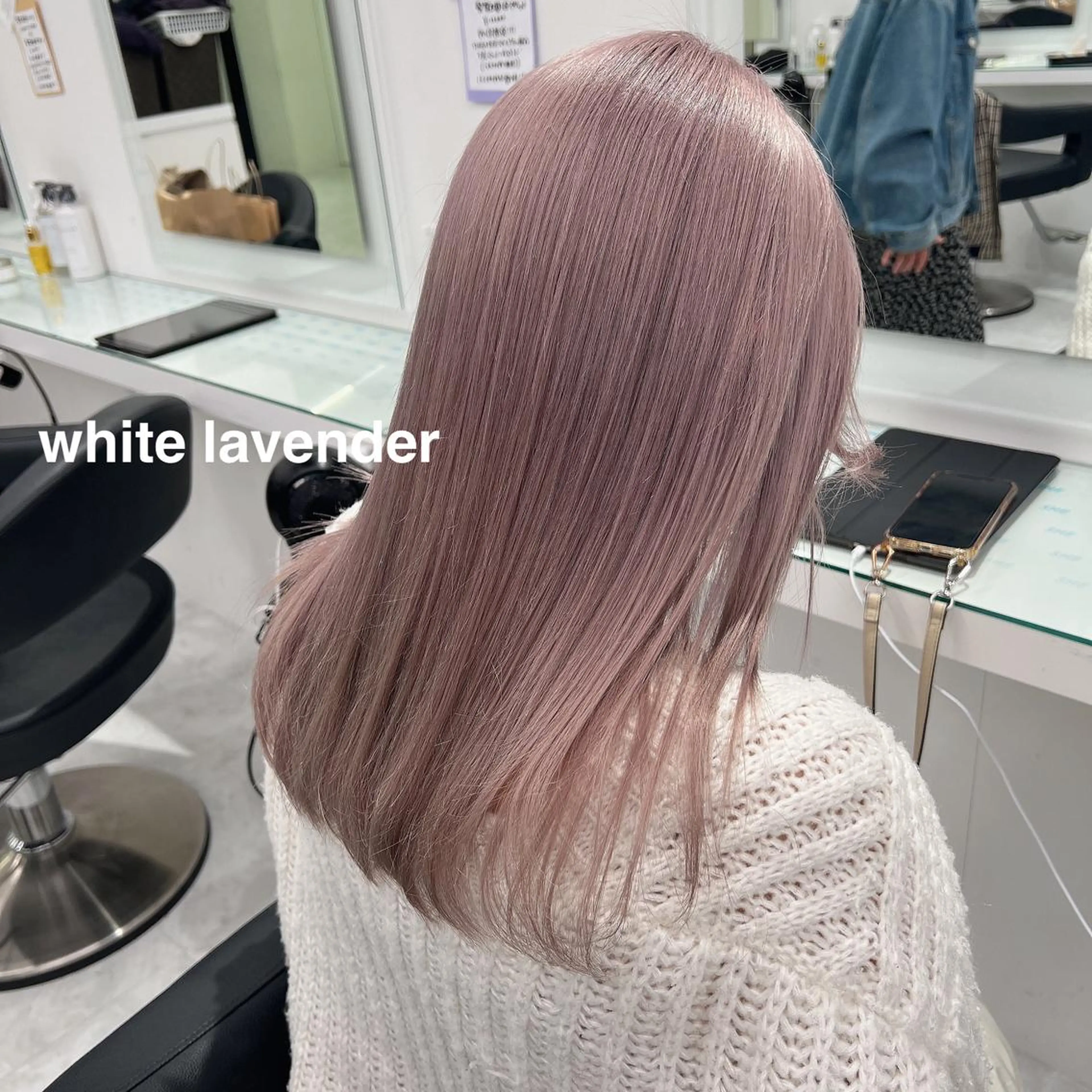 ミディアム カラー ヘアカラー 💗🤍透明感カラー 🤍💗kanonのヘアスタイル