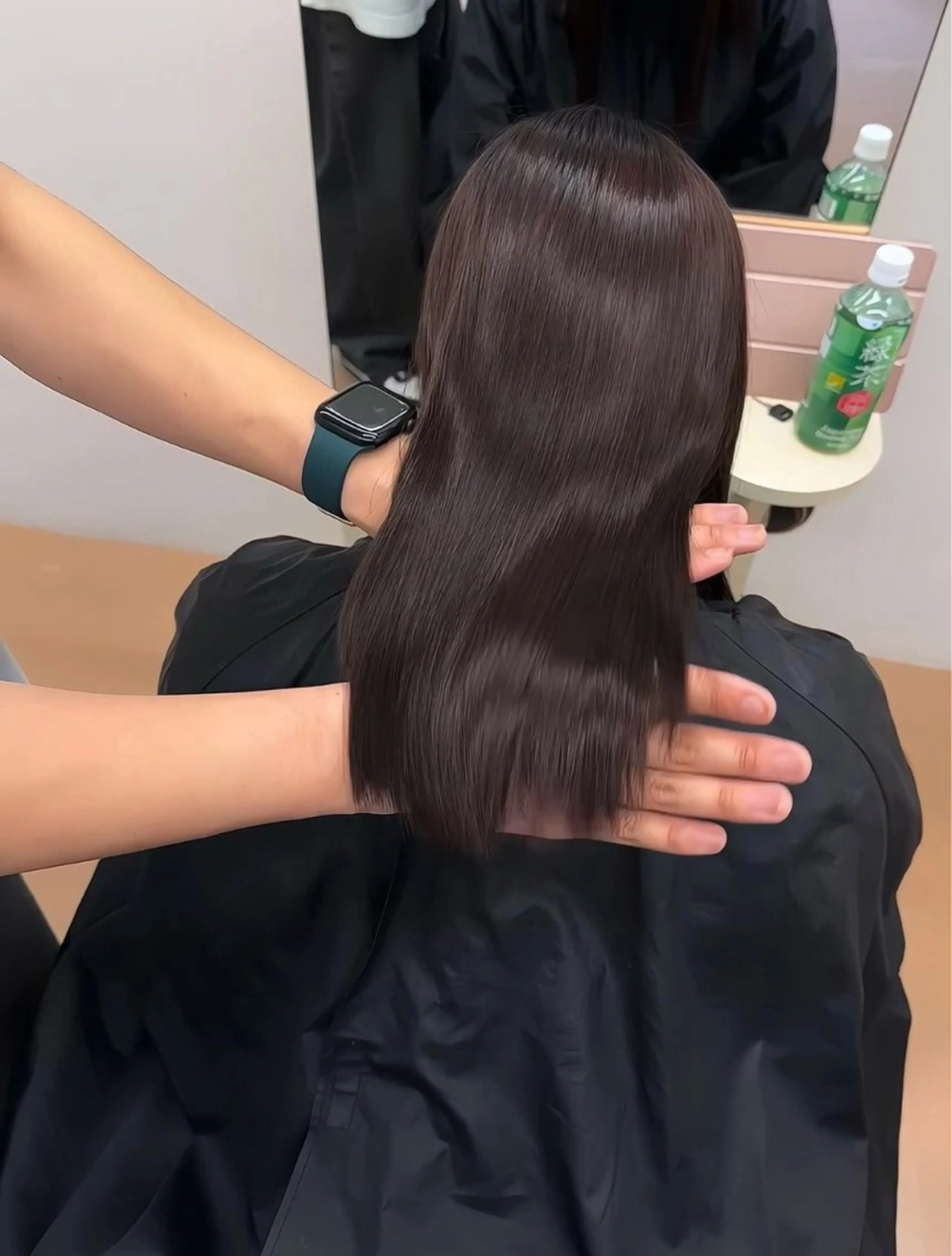 セミロング 髪質改善 トリートメント 縮毛矯正 NU/EN所属・海外ヘア/美髪矯正 海外レイヤー/ヒラキのヘアスタイル