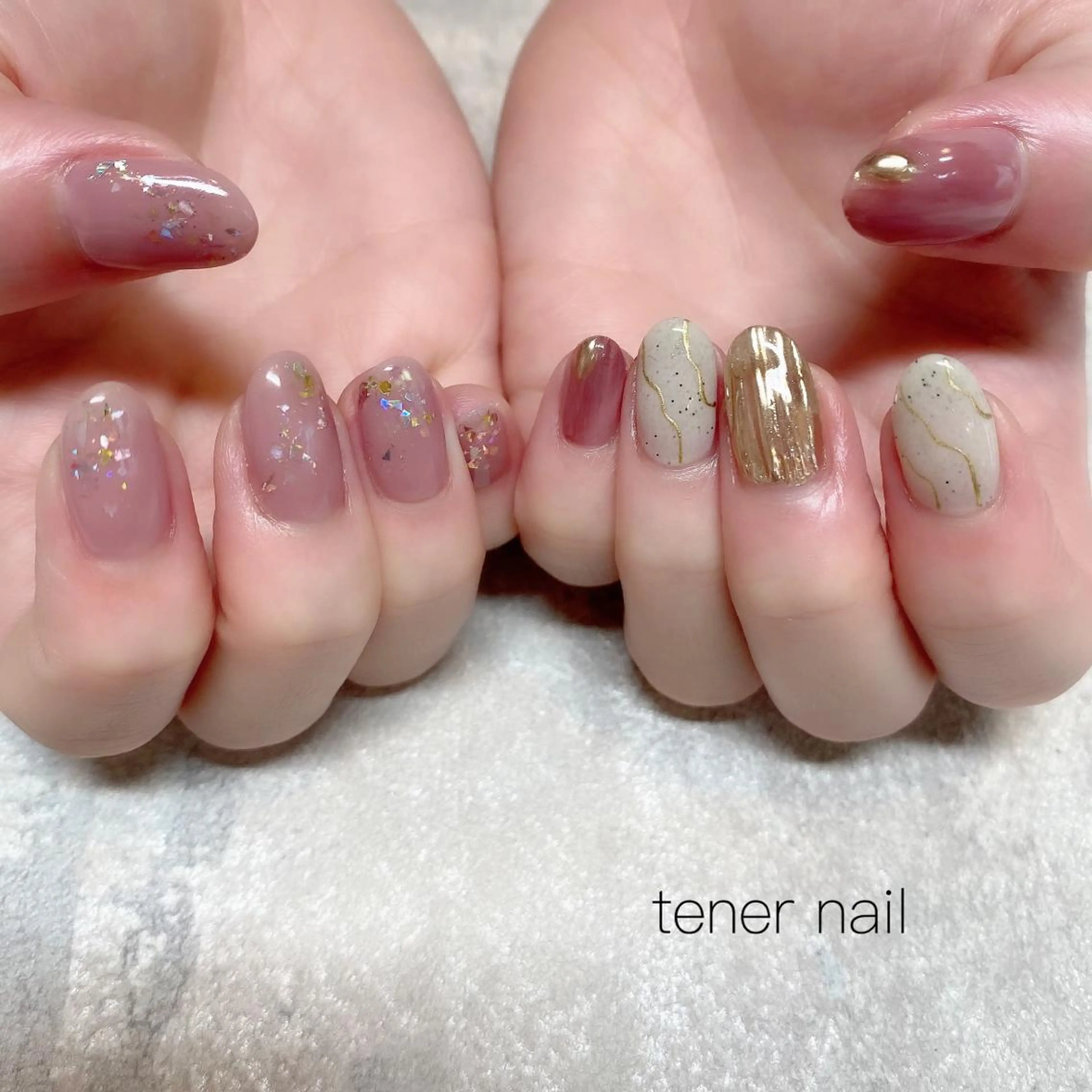 ネイル ニュアンスネイル ピンク tener  nail  テネルネイル所属・テネルネイル tener nailのネイルデザイン