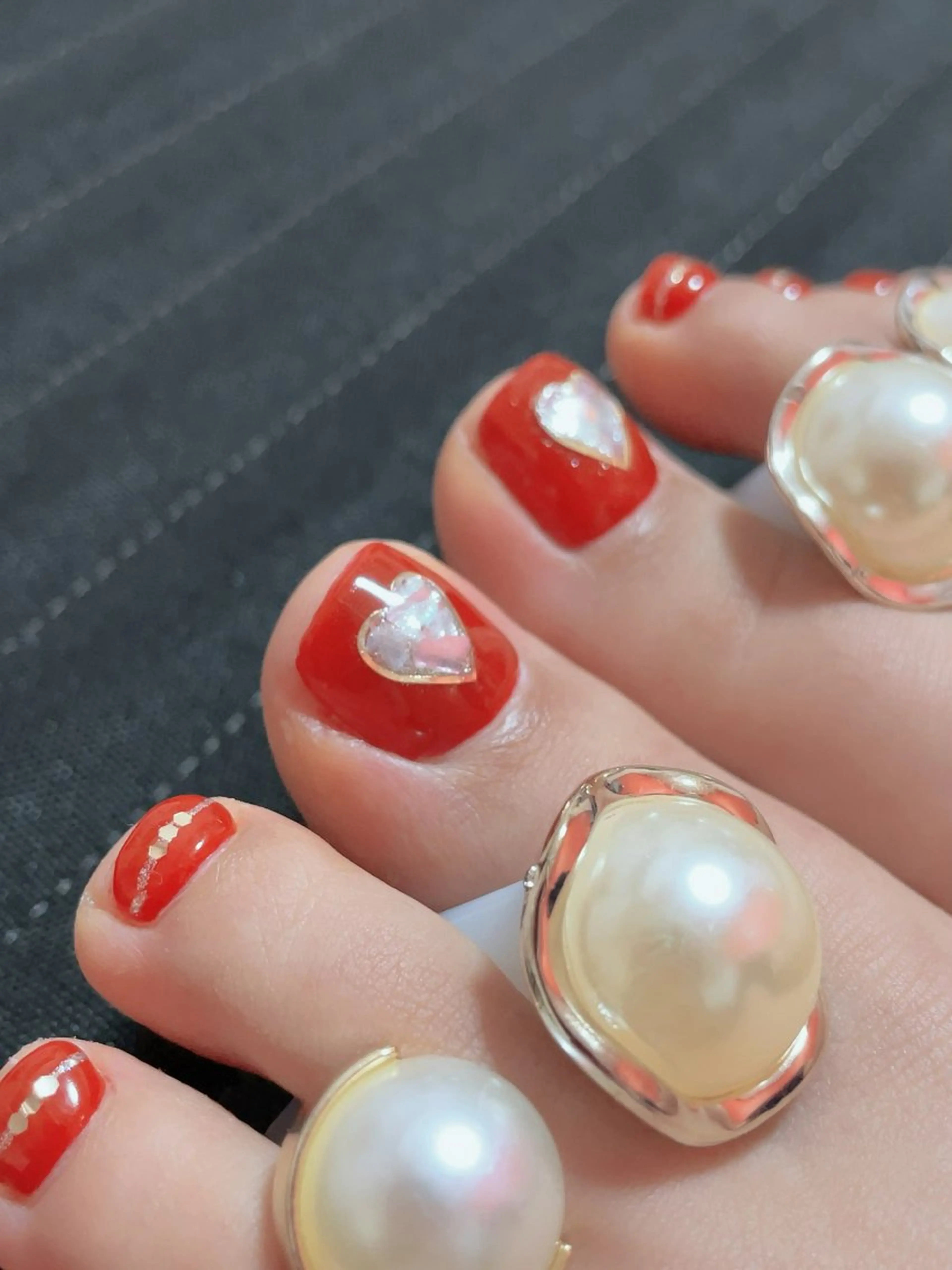 ネイル フットネイル かかと角質ケア opal所属・樫村 美波のネイルデザイン