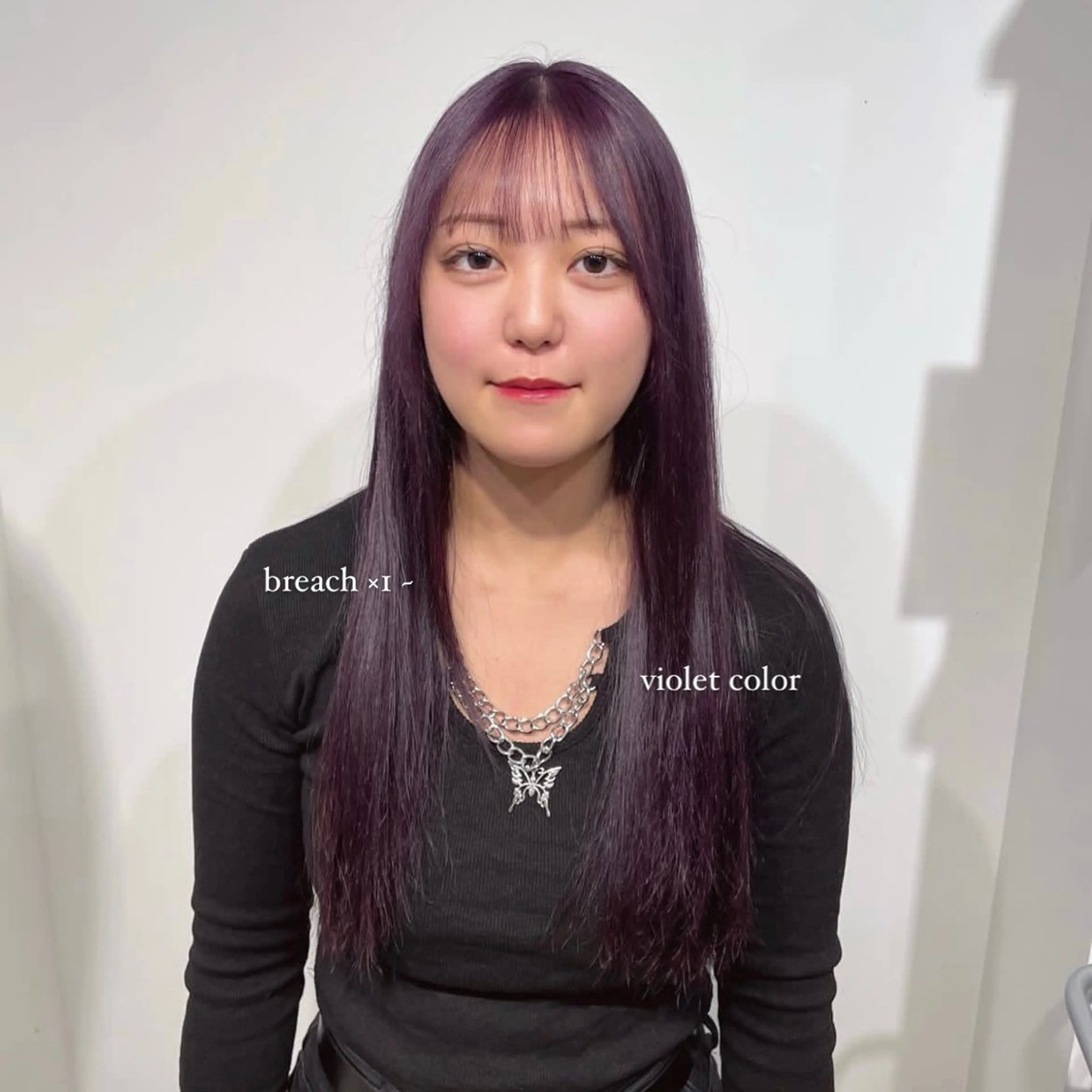 ロング ヘアカラー トリートメント レイヤーカット🩵 盛れ顔周り/Miuのヘアスタイル