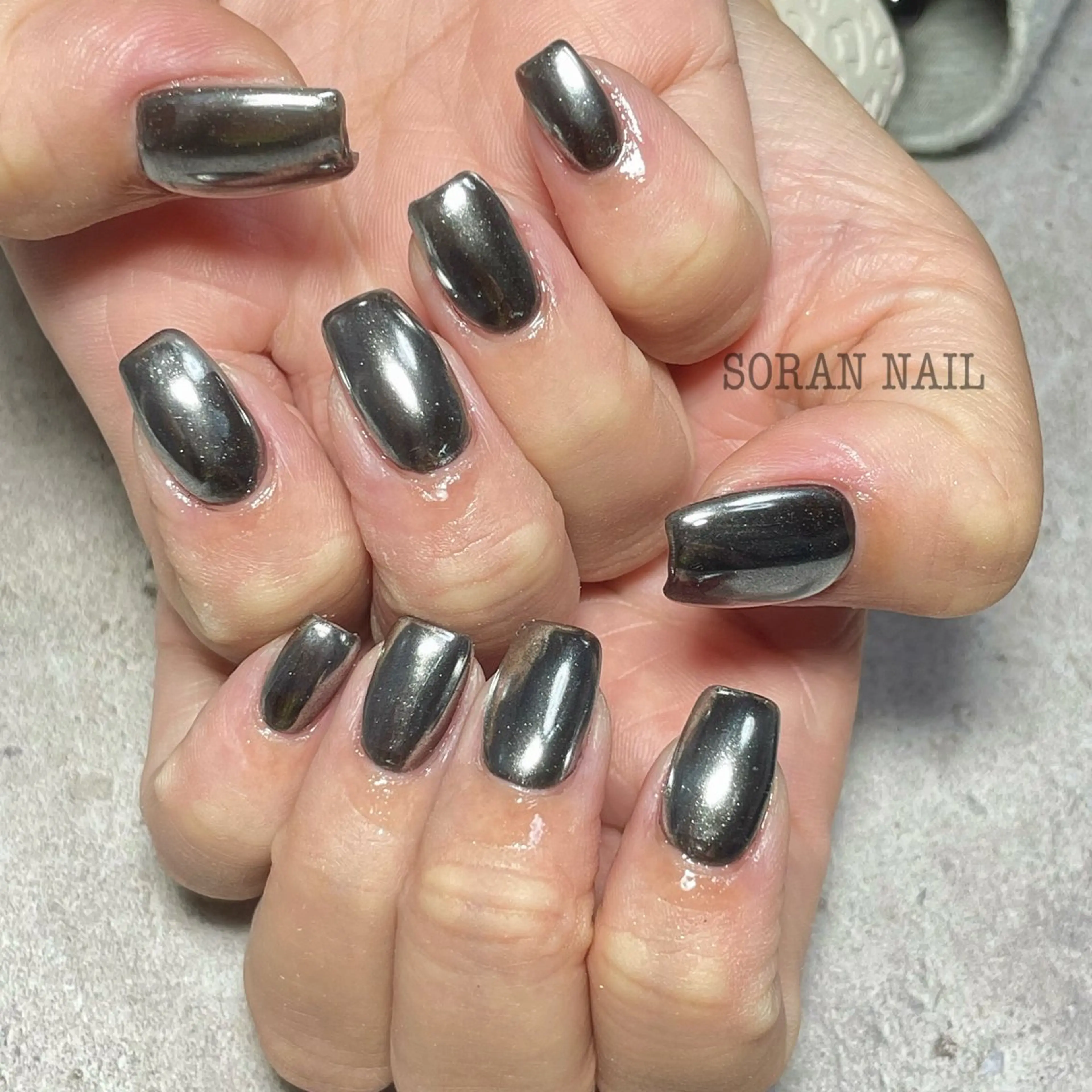 ネイル ミラーネイル ハンドネイル soran nailのネイルデザイン