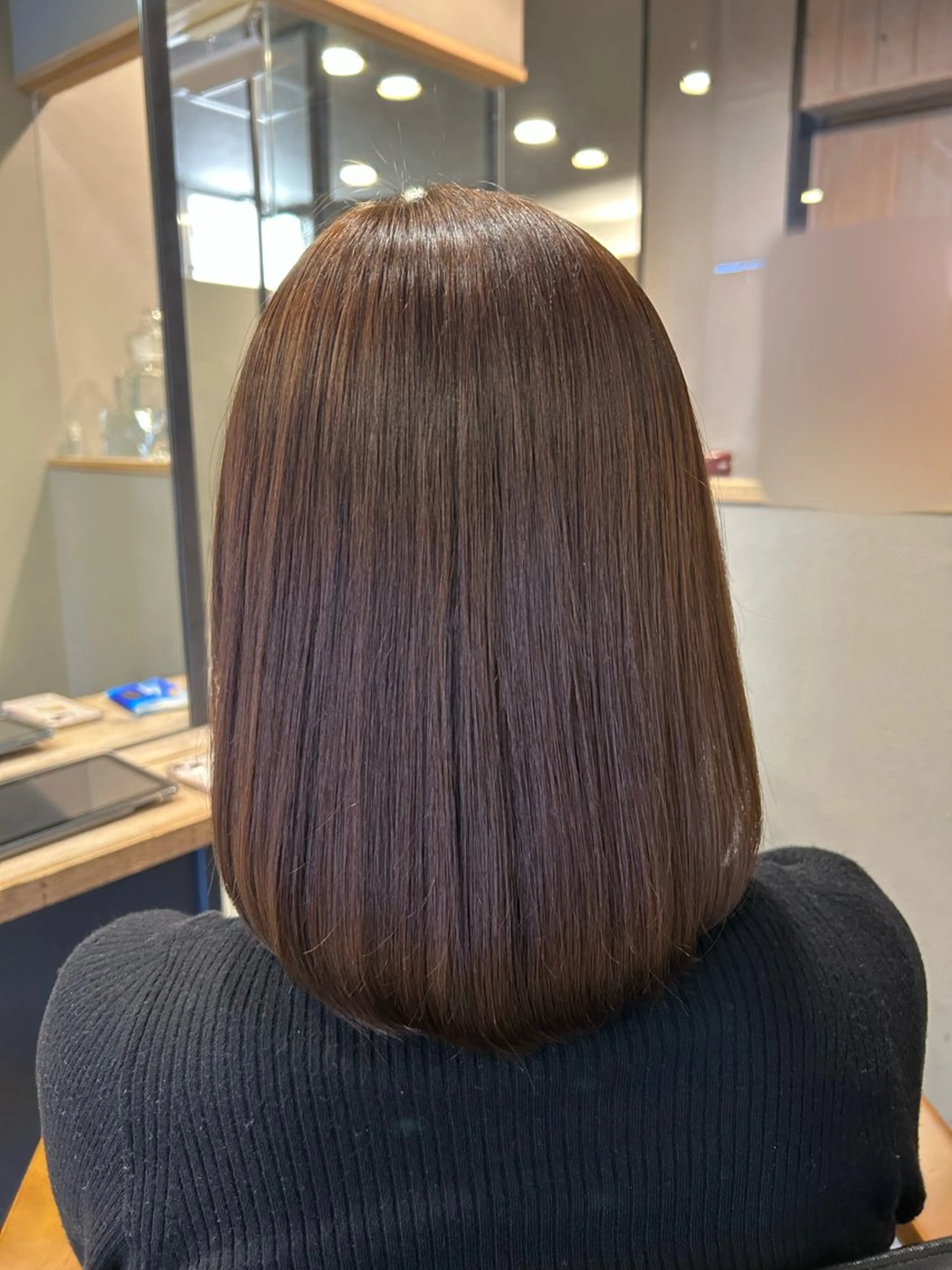 ミディアム 南條 しほのヘアスタイル