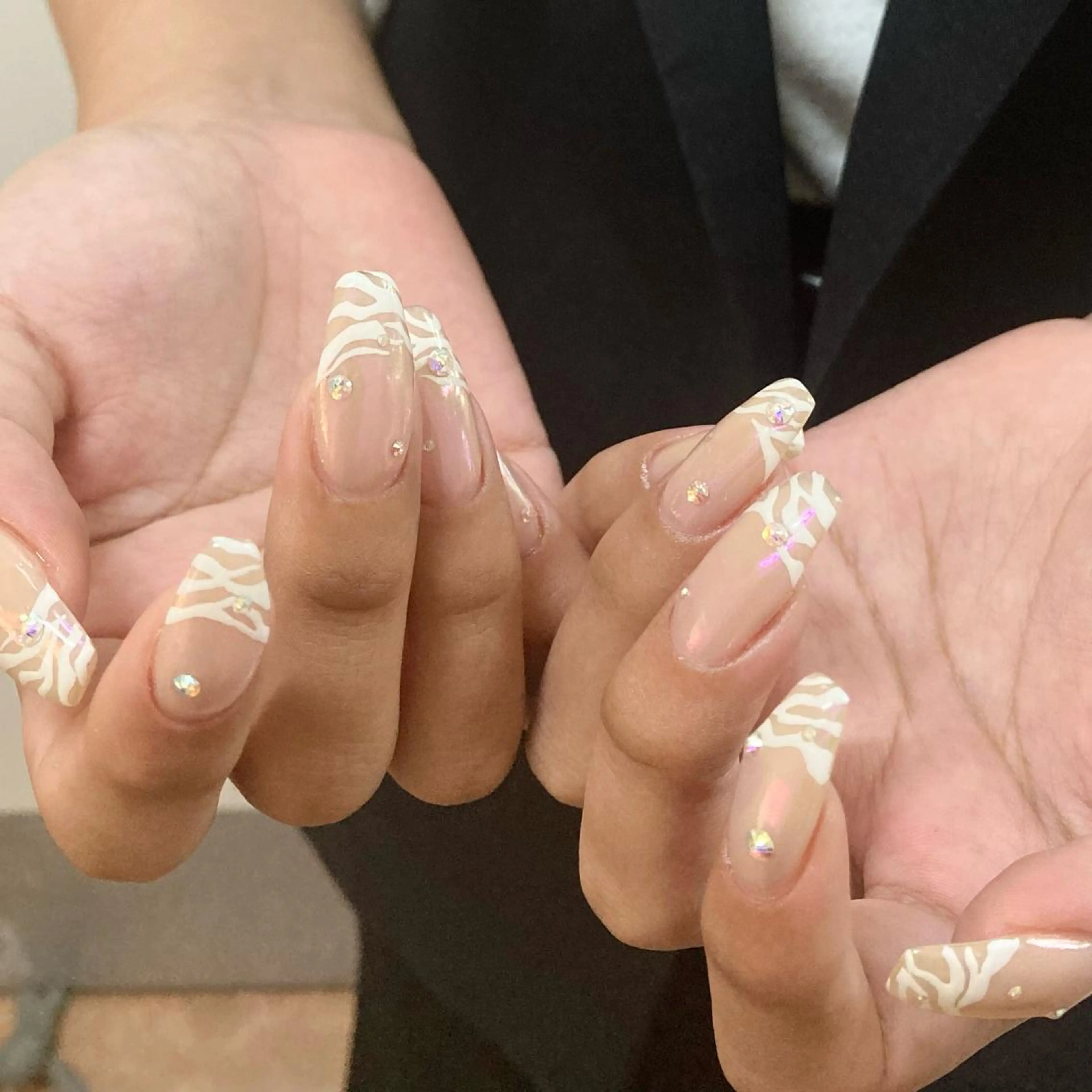 ネイル ハンドネイル フットネイル kana/モード ・グランジ໒꒱のネイルデザイン