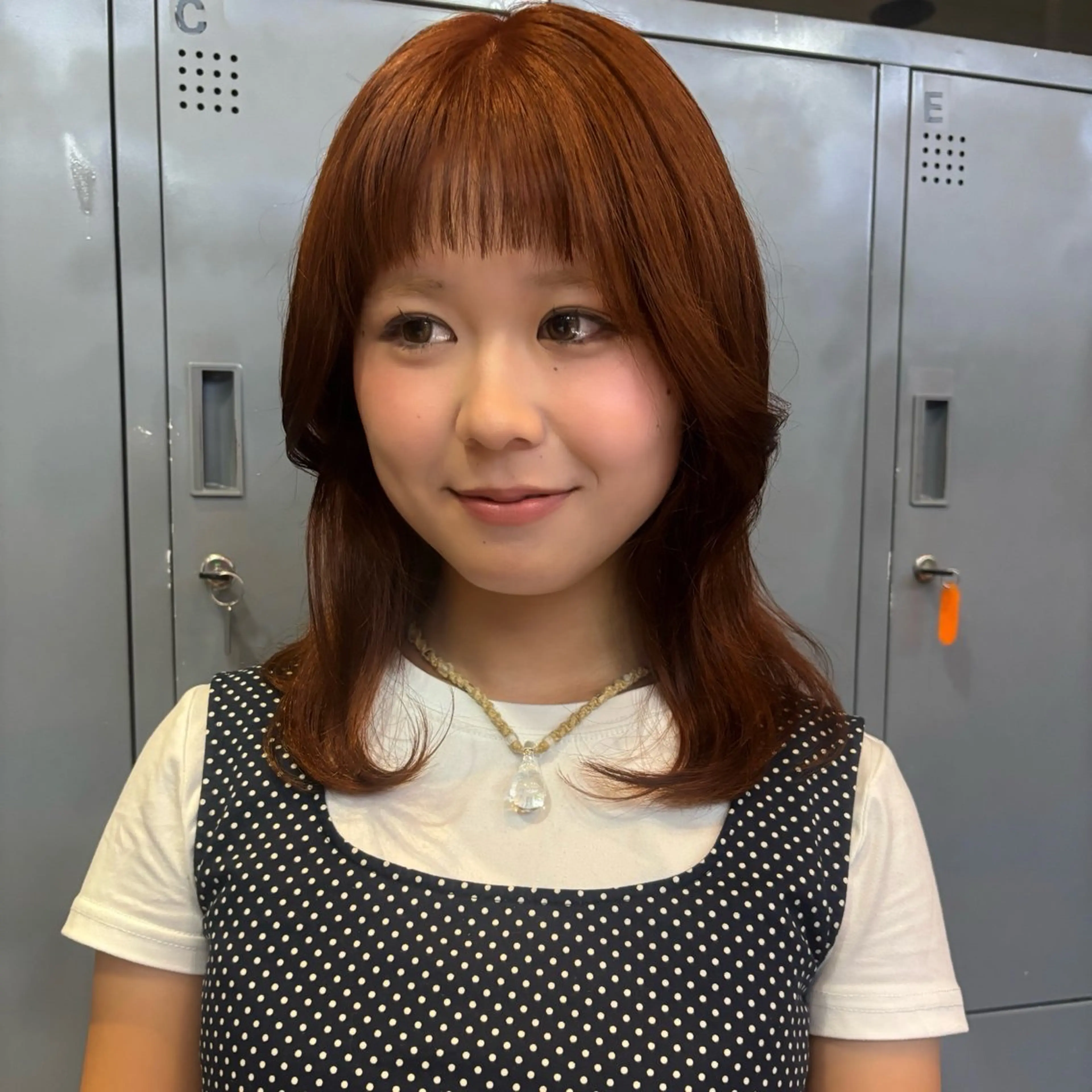 ミディアム カット ヘアカラー トリートメント ☘️かわいいハイトー ン☘️nonokaのヘアスタイル