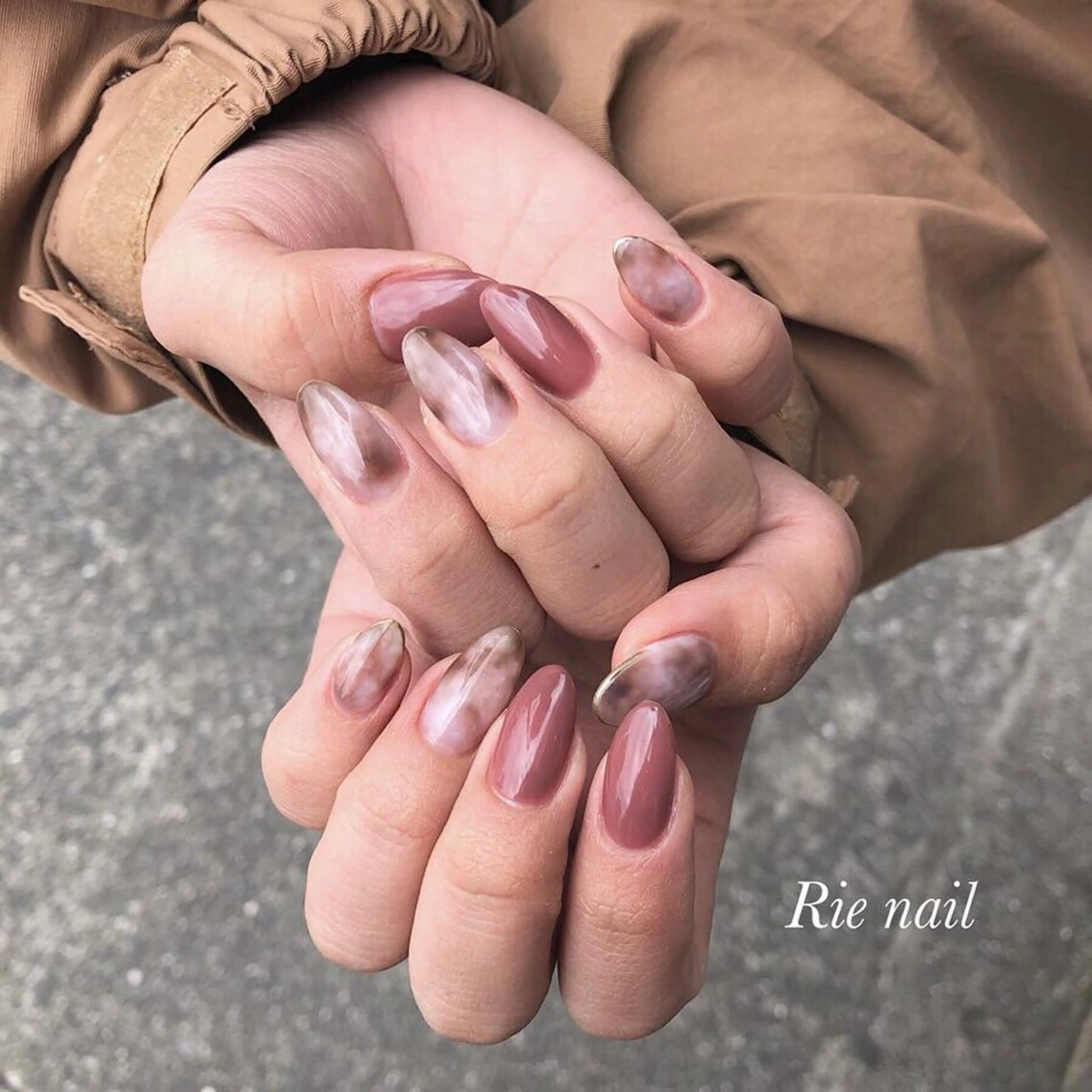 ネイル アートネイル フレンチネイル ハンドネイル claire_ rie.のネイルデザイン