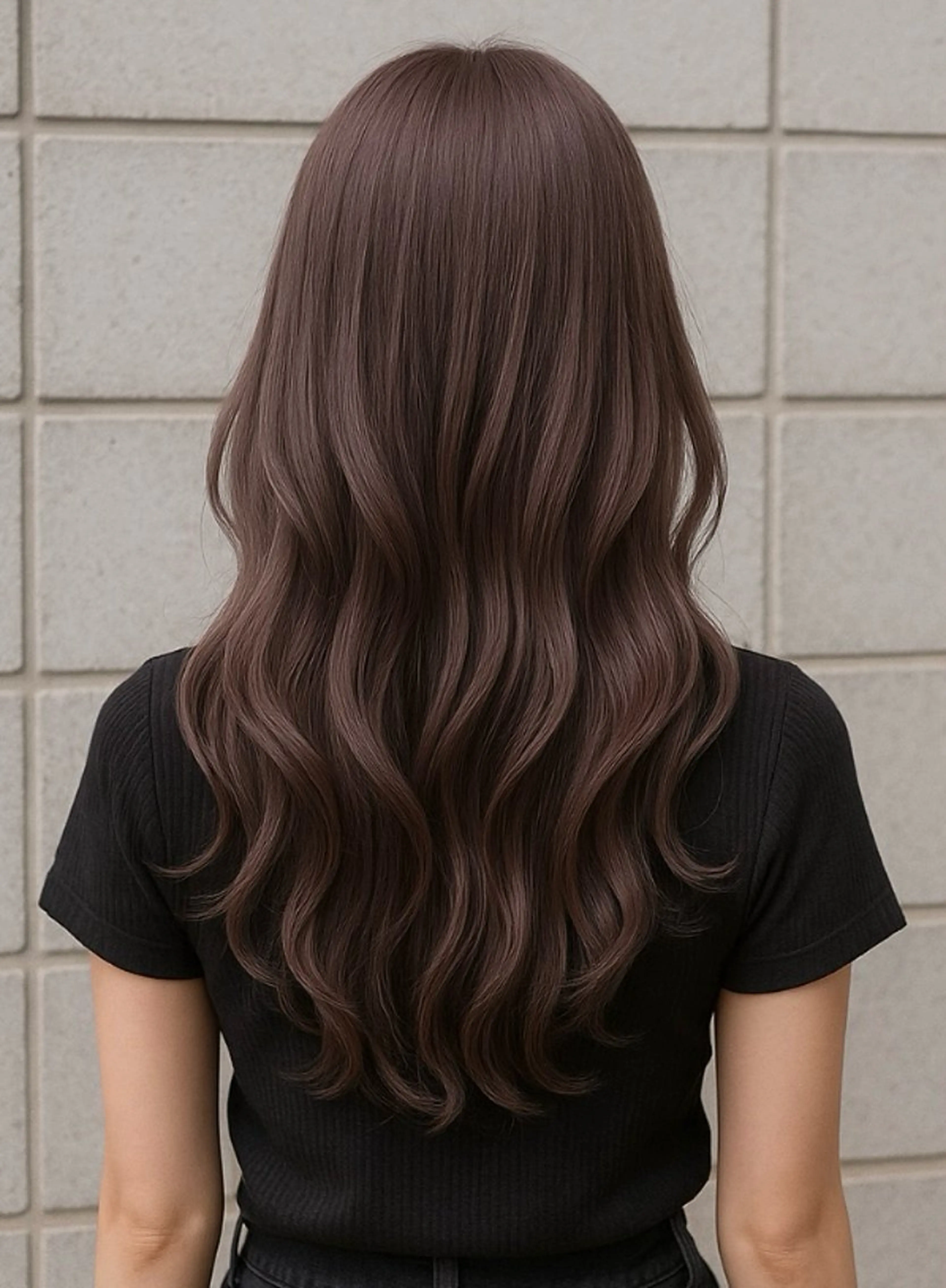 セミロング カラー パーマ ヘアアレンジ カット ヘアカラー tricot TOKYO  AVEDA所属・髪質改善\艶髪カラー 💐園田さやかのヘアスタイル