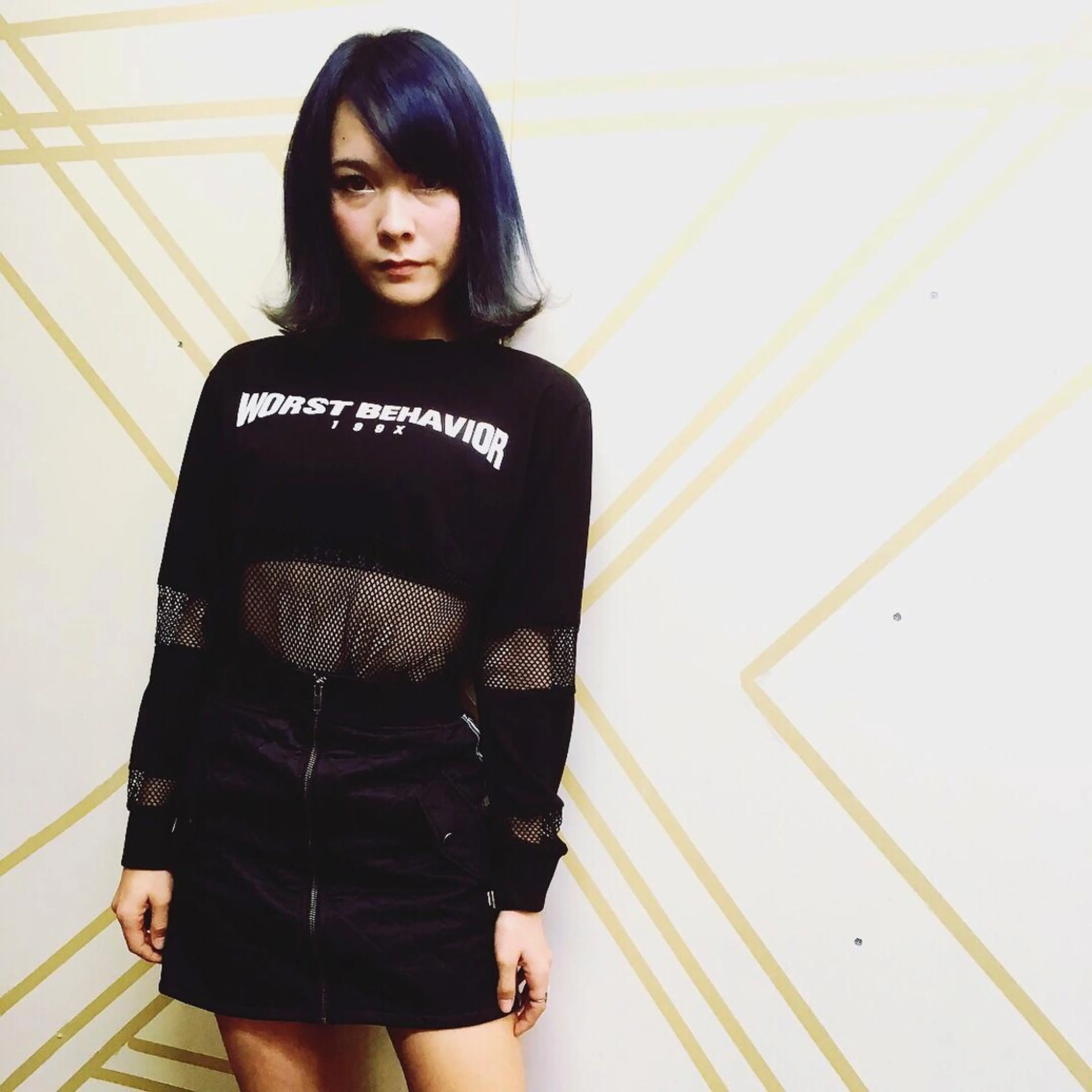 ミディアム カラー Drei.B.(ドライヴ)所属・ヨシダ アズサのヘアスタイル