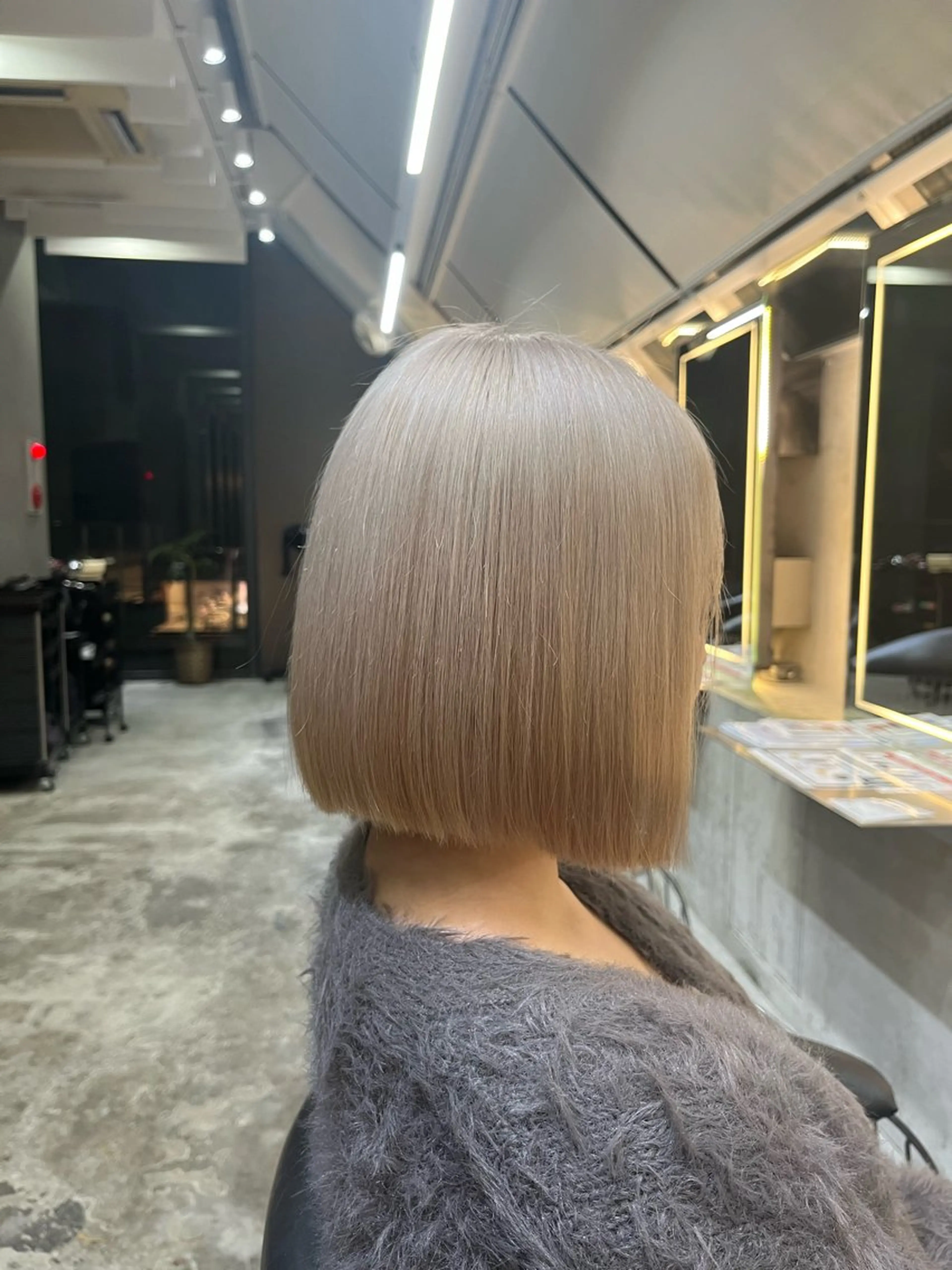 ミディアム カット ヘアカラー トリートメント ダブルカラー /垣尾颯大のヘアスタイル