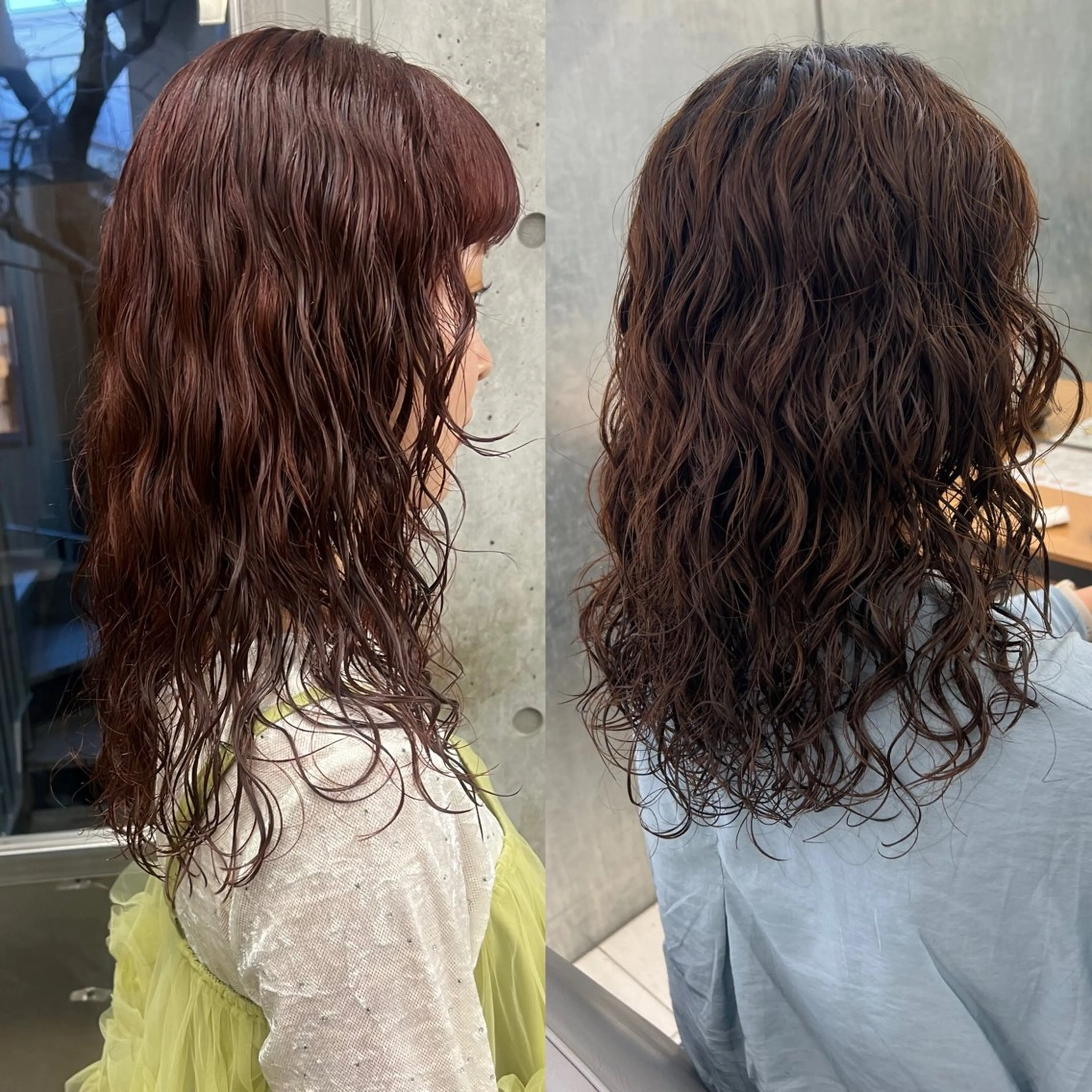 セミロング カラー パーマ カット パーマ トリートメント レイヤー/パーマ 🐕‍🦺Nagiのヘアスタイル