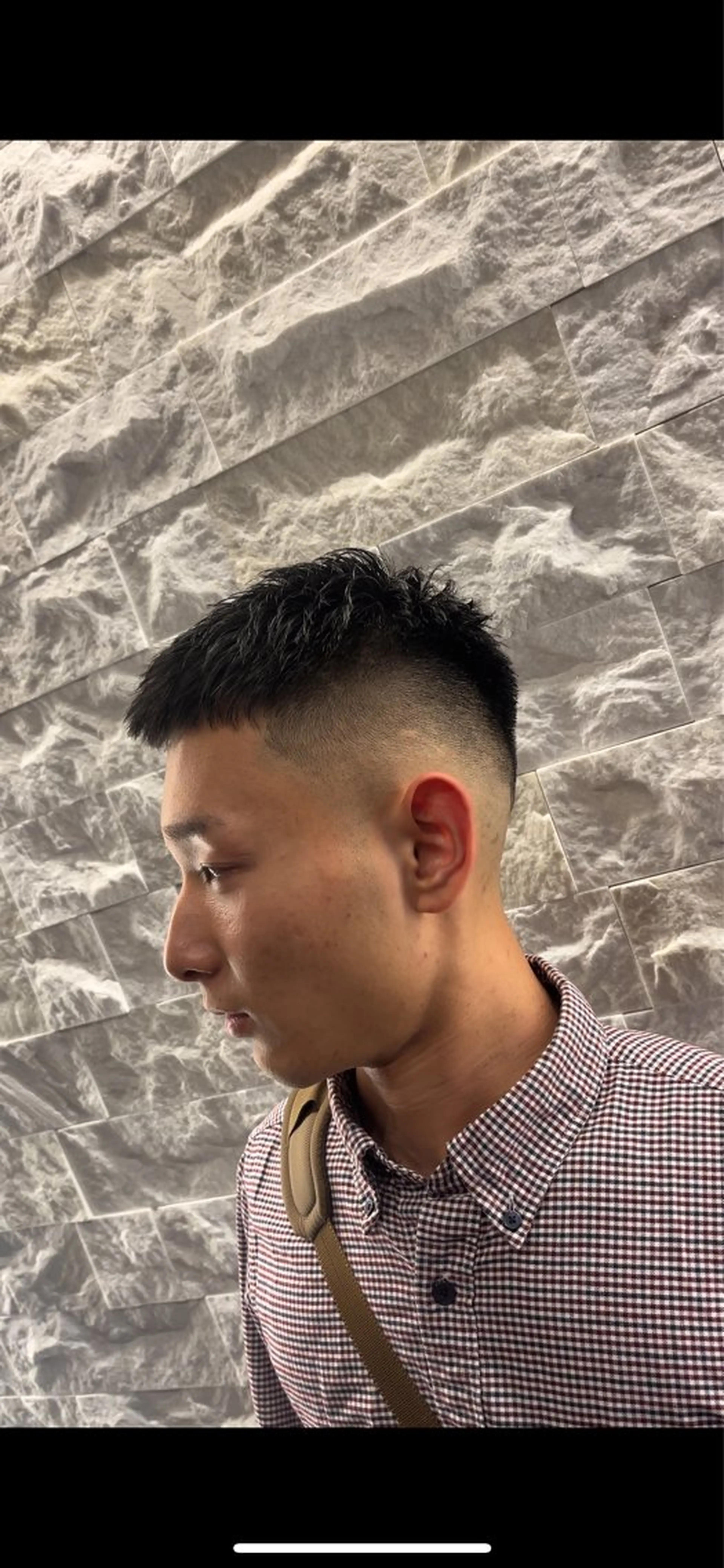 ショート メンズ フェードカット Smail Hair 大森店所属・安立 玲於のヘアスタイル