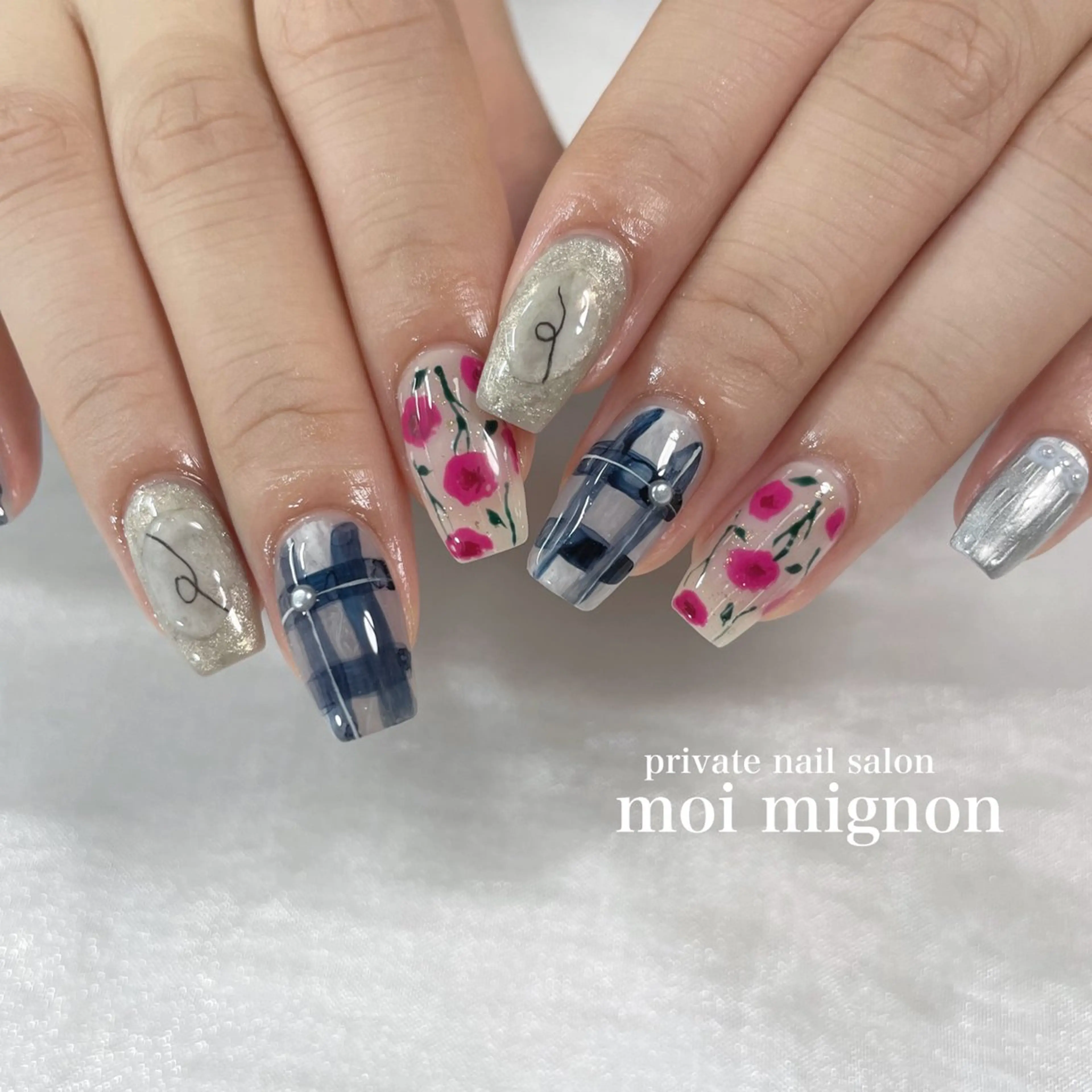 ネイル ハンドネイル nailist Aki♡のネイルデザイン