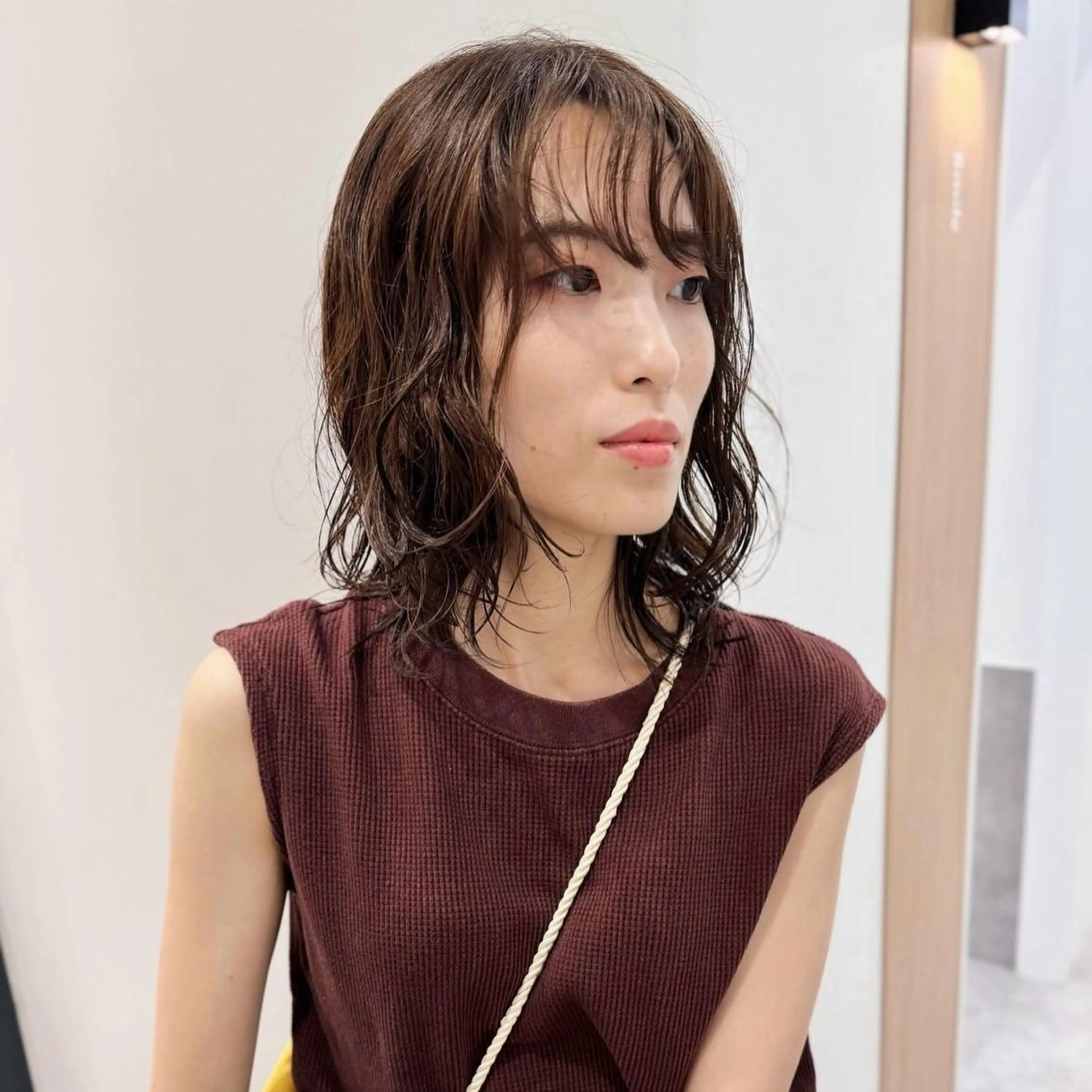 ミディアム カラー パーマ ミディアムパーマ ベージュカラー gotoday shaire salon 神戸三宮所属・ショート/パーマ/ MIOのヘアスタイル