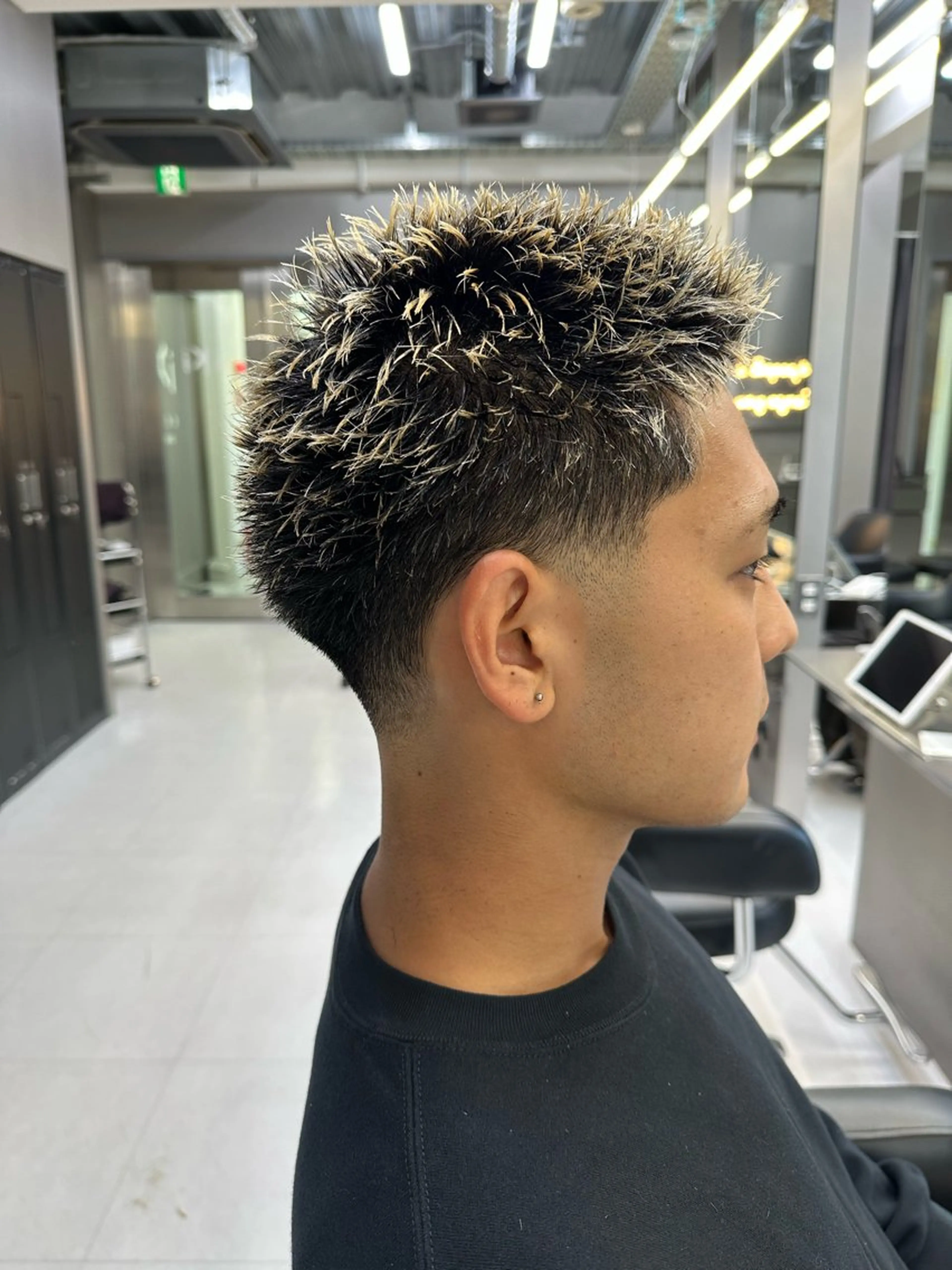 ショート カラー メンズ カット ヘアカラー トリートメント 💈メンズ/パーマ 💈中目黒/谷のヘアスタイル