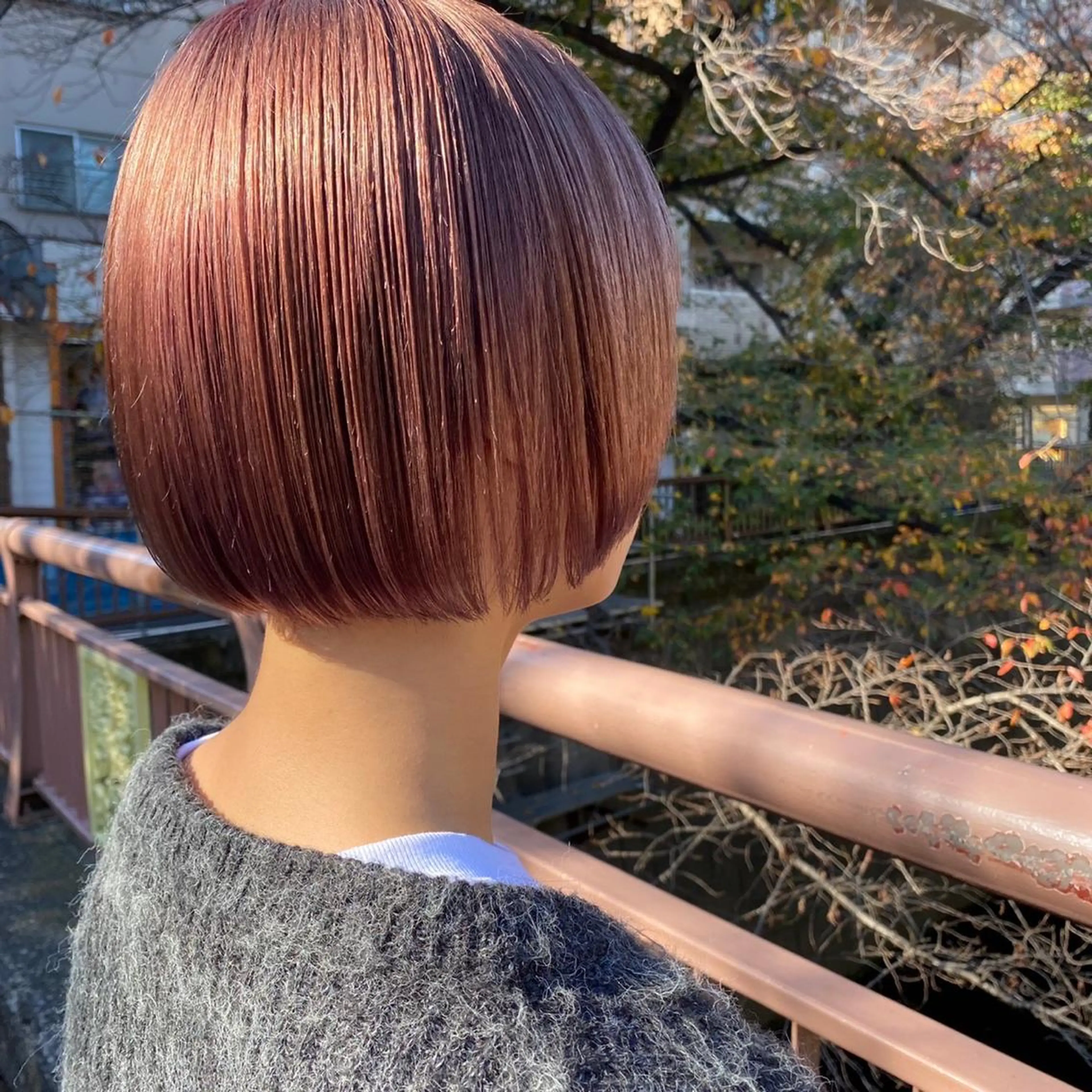 ショート Ririkoボブ 透明感カラー🤍のヘアスタイル