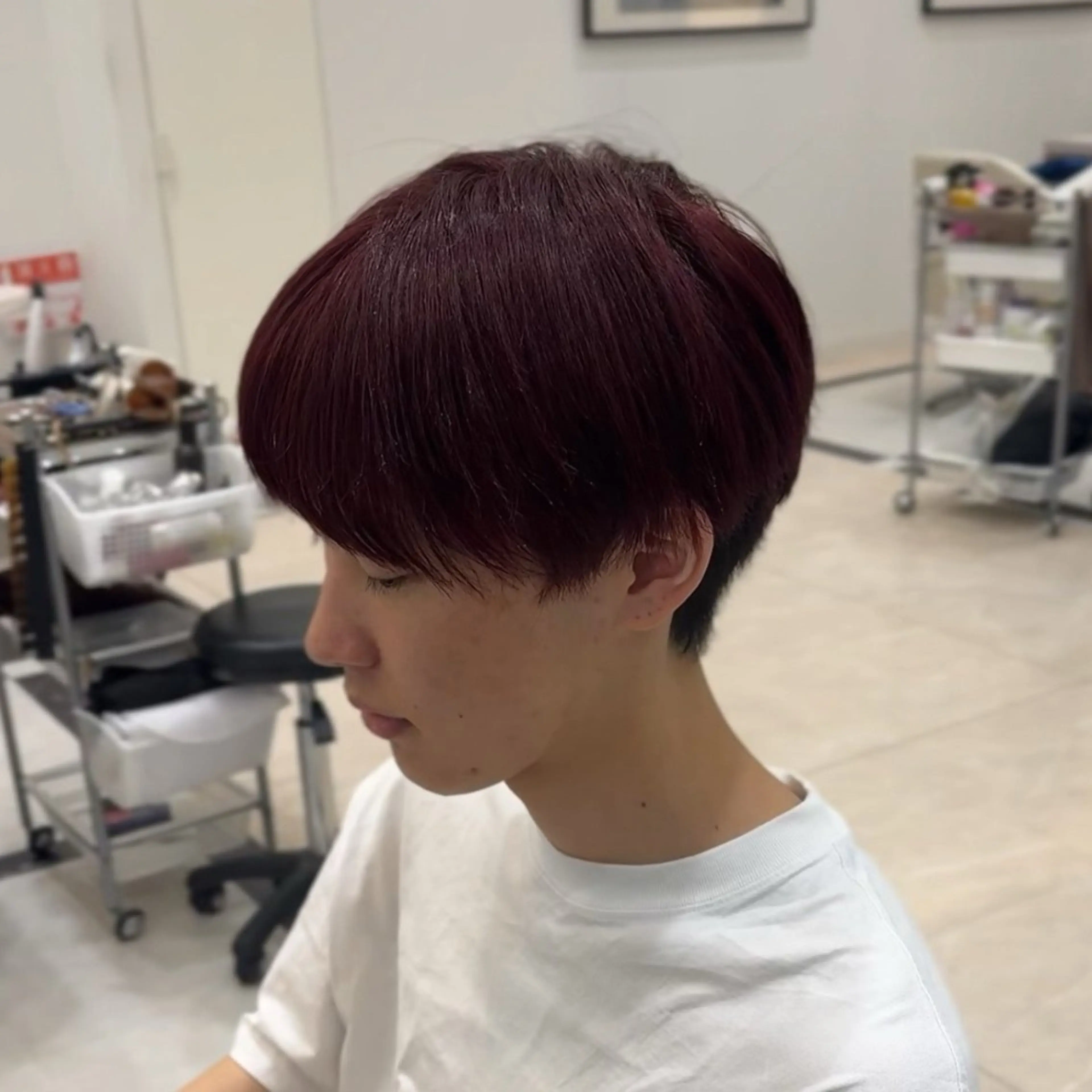 ショート カラー メンズ カット ヘアカラー SALOWIN名古屋Suite店所属・名古屋のメンズ特化 美容師/わたるのヘアスタイル
