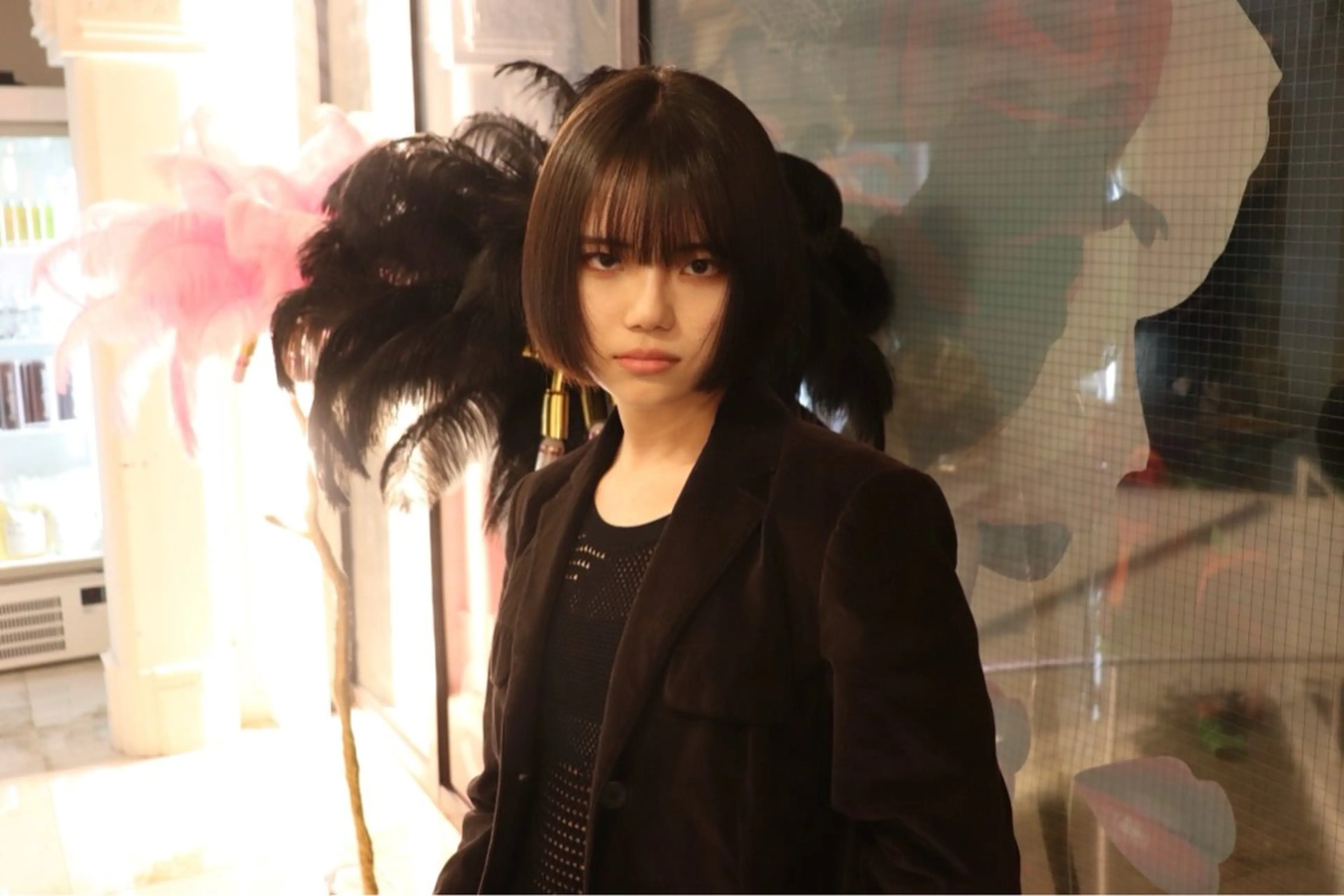 ショート SHIN レイヤー‪‪カットのヘアスタイル